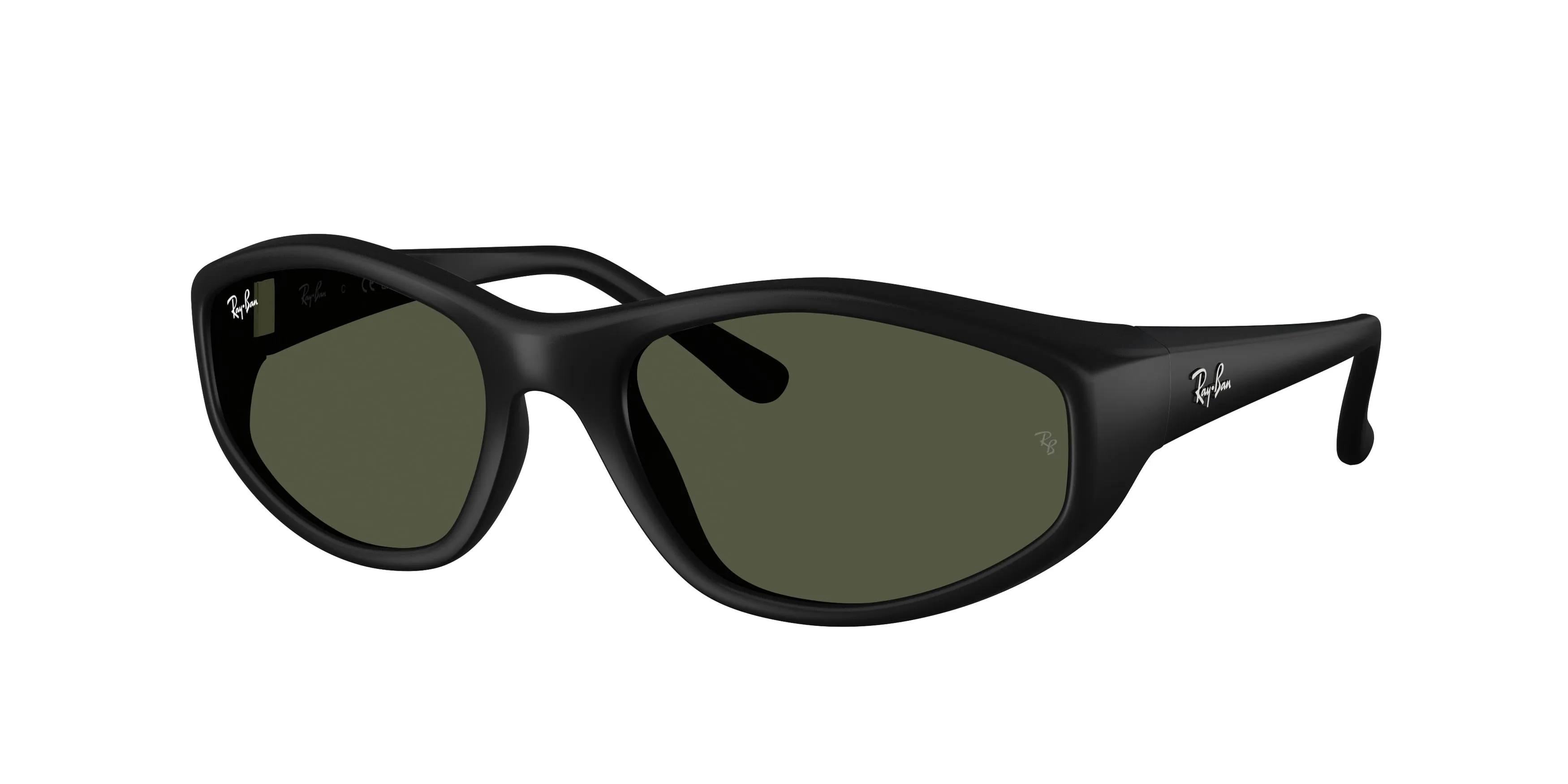 Ray - Ban RB2228 622/31 Occhiali da sole Nylon Nero Verde Geometrica Normale - immagine 1