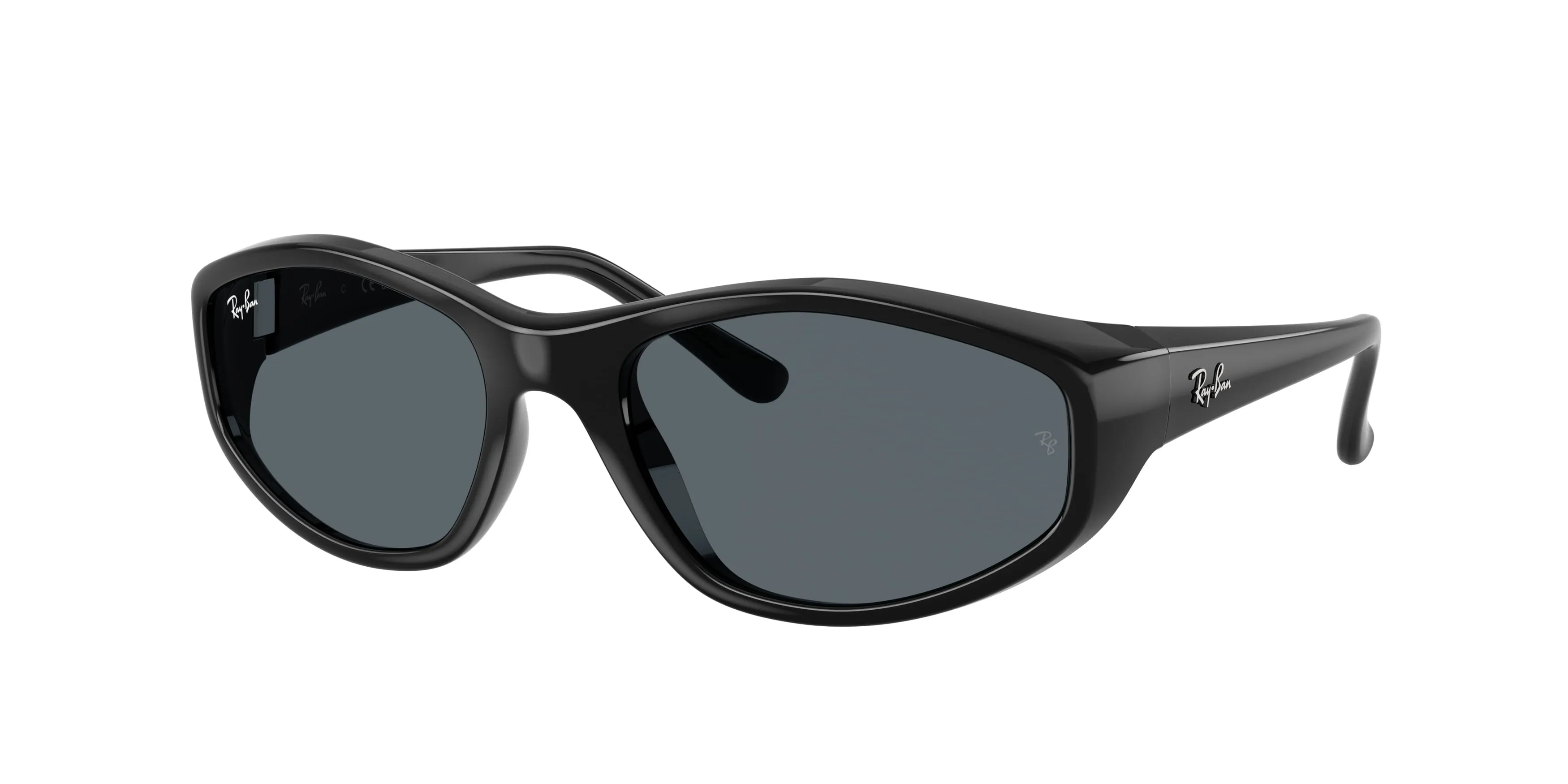 Ray - Ban RB2228 601/R5 Occhiali da sole Nylon Nero Blu Geometrica Normale - immagine 1