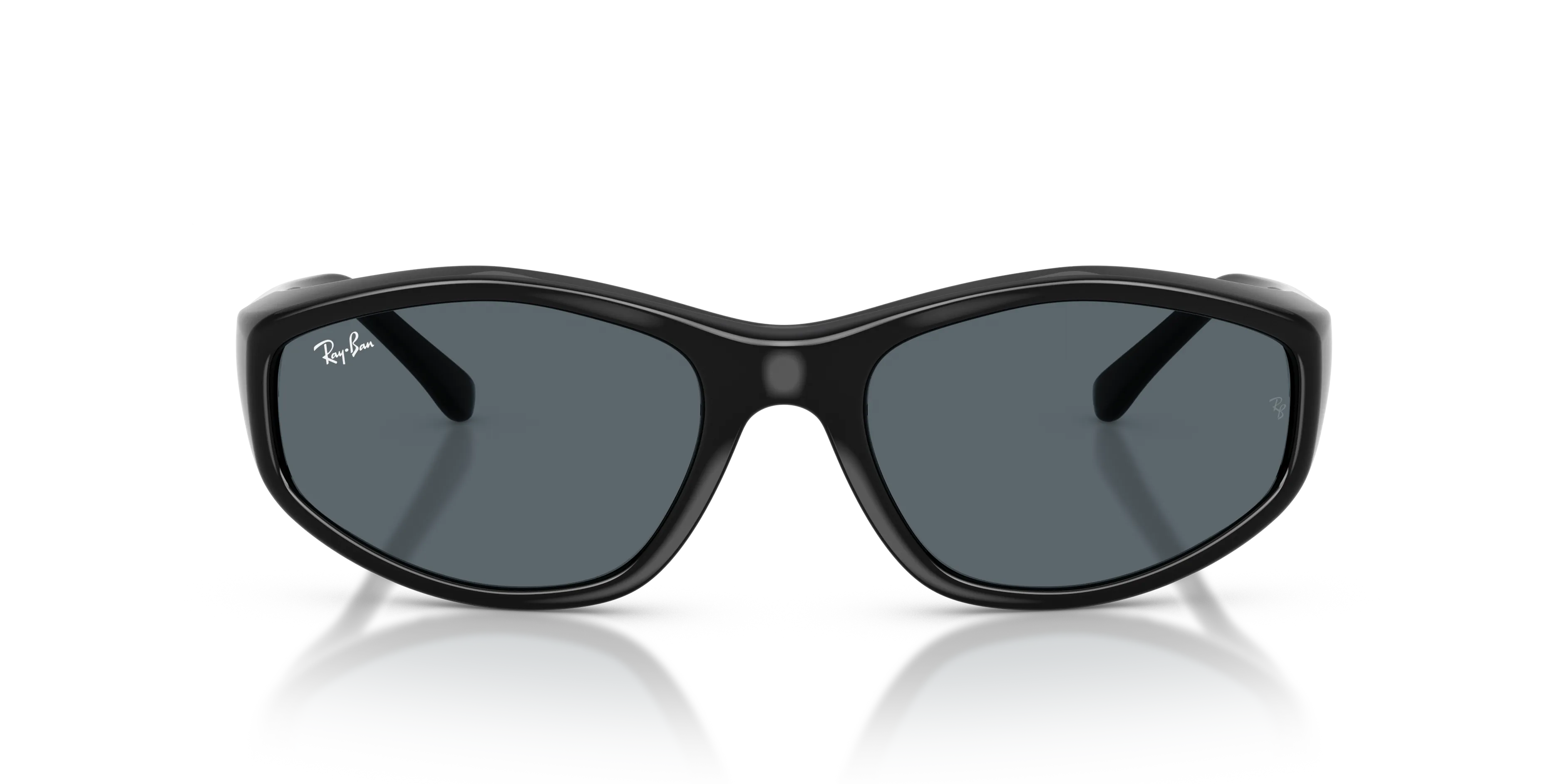 Ray - Ban RB2228 601/R5 Occhiali da sole Nylon Nero Blu Geometrica Normale - immagine 3