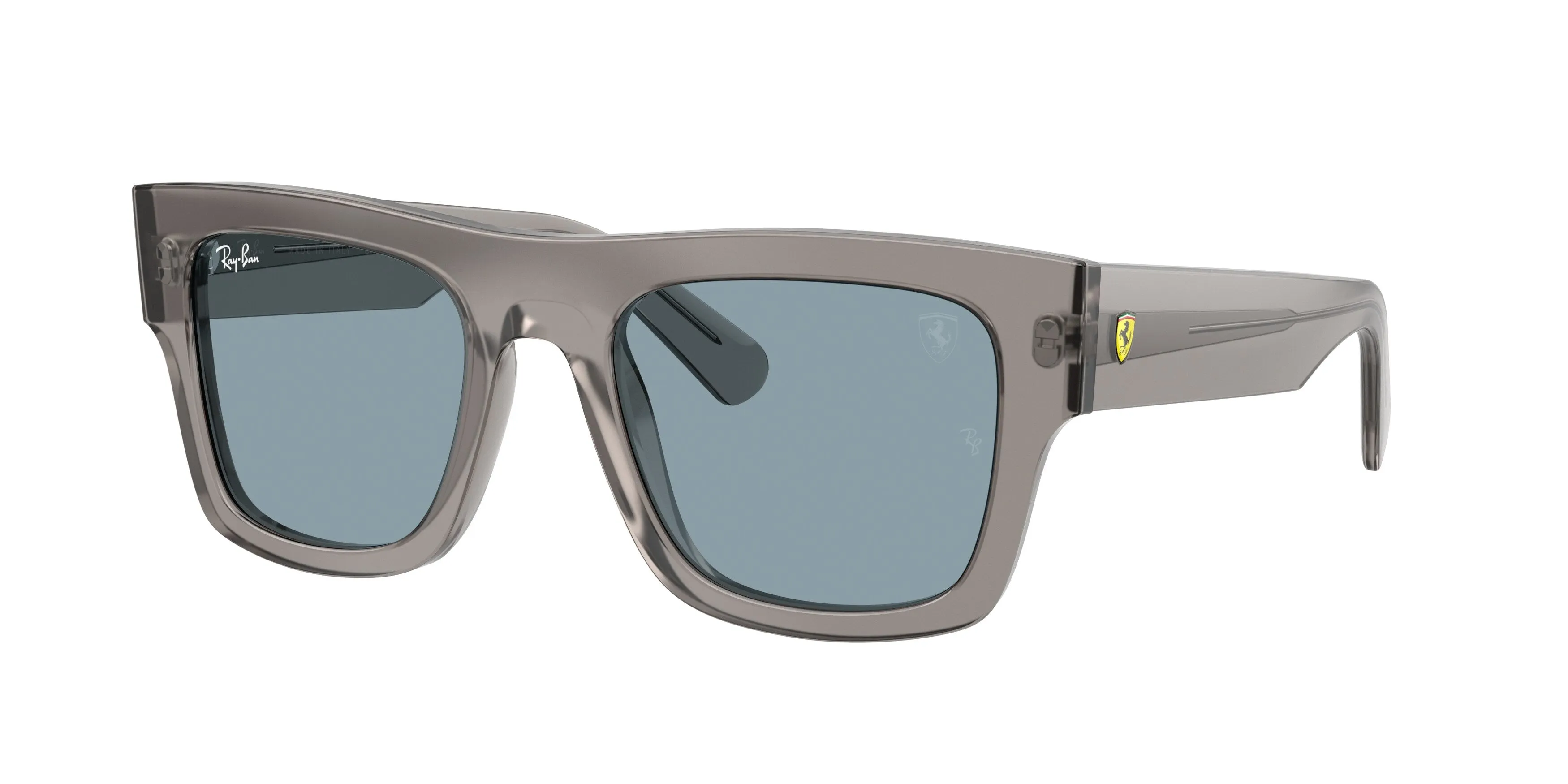 Ray - Ban RB2217M F70472 Occhiali da sole Acetato Grigio Blu Squadrata Normale - immagine 1