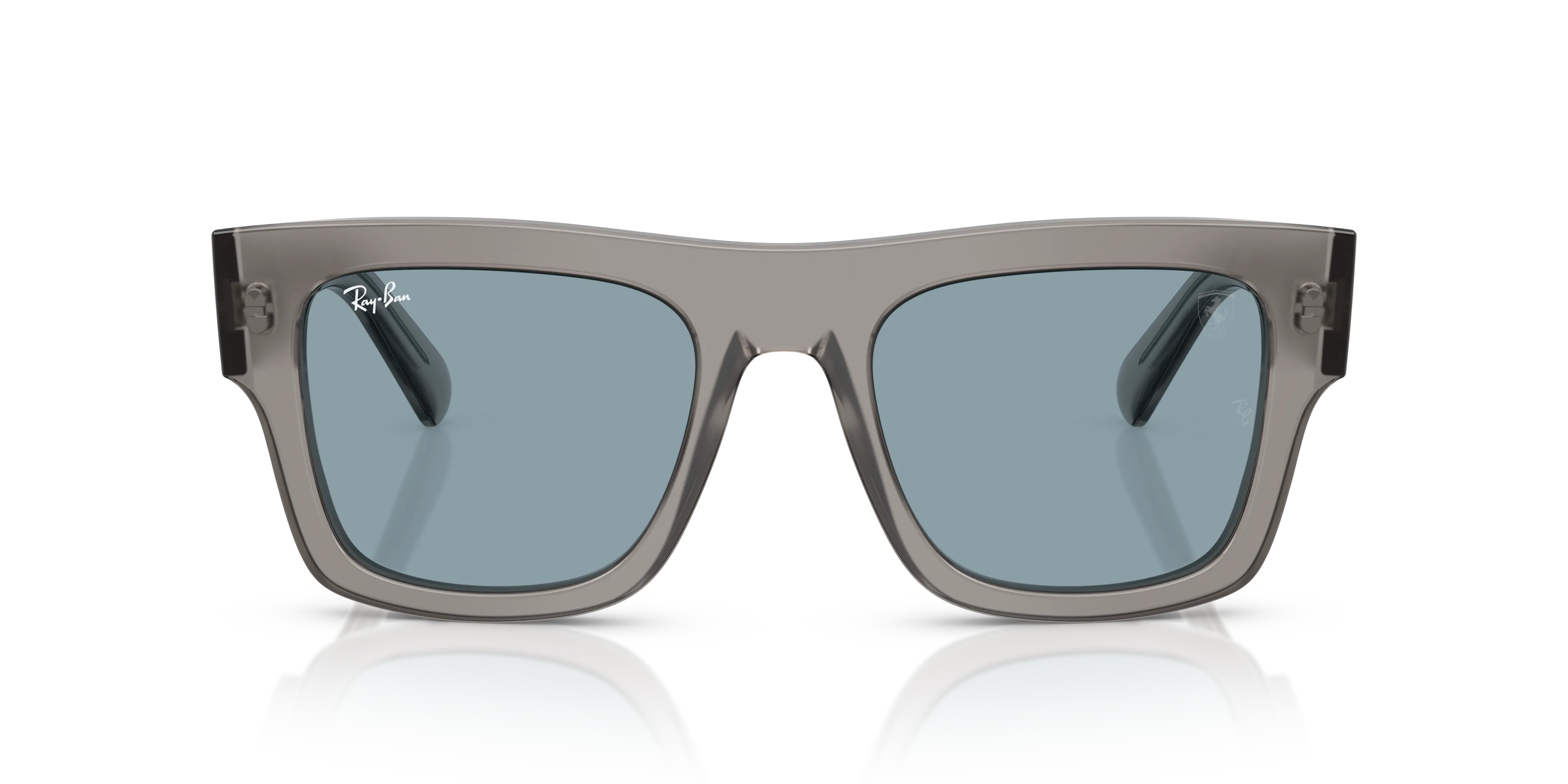 Ray - Ban RB2217M F70472 Occhiali da sole Acetato Grigio Blu Squadrata Normale - immagine 3