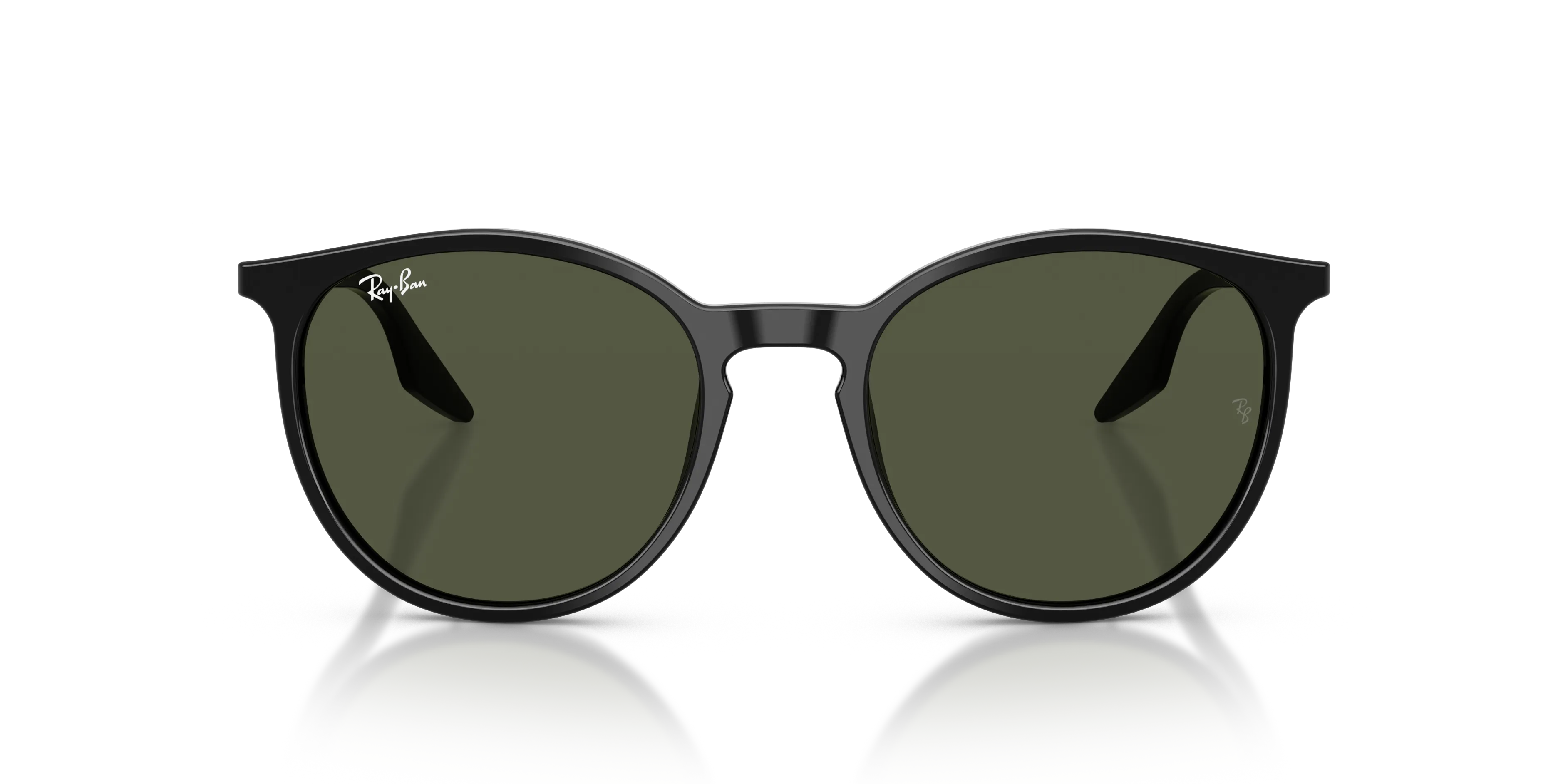 Ray - Ban RB2204 901/31 Occhiali da sole Acetato Nero Verde Pantos Normale - immagine 3