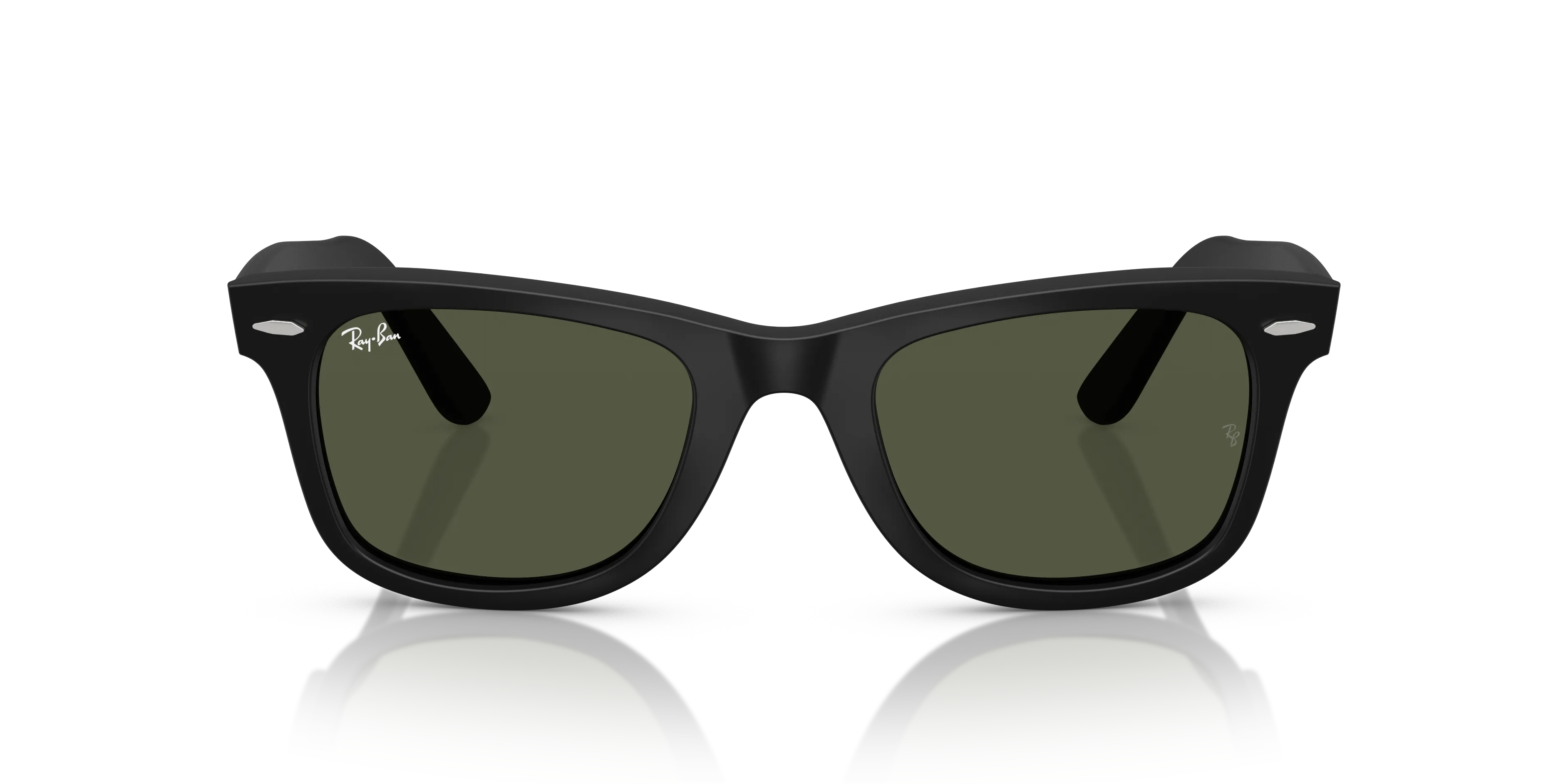 Ray - Ban RB2140 WAYFARER 901S31 Occhiali da sole Acetato Nero Verde Squadrata Normale - immagine 3