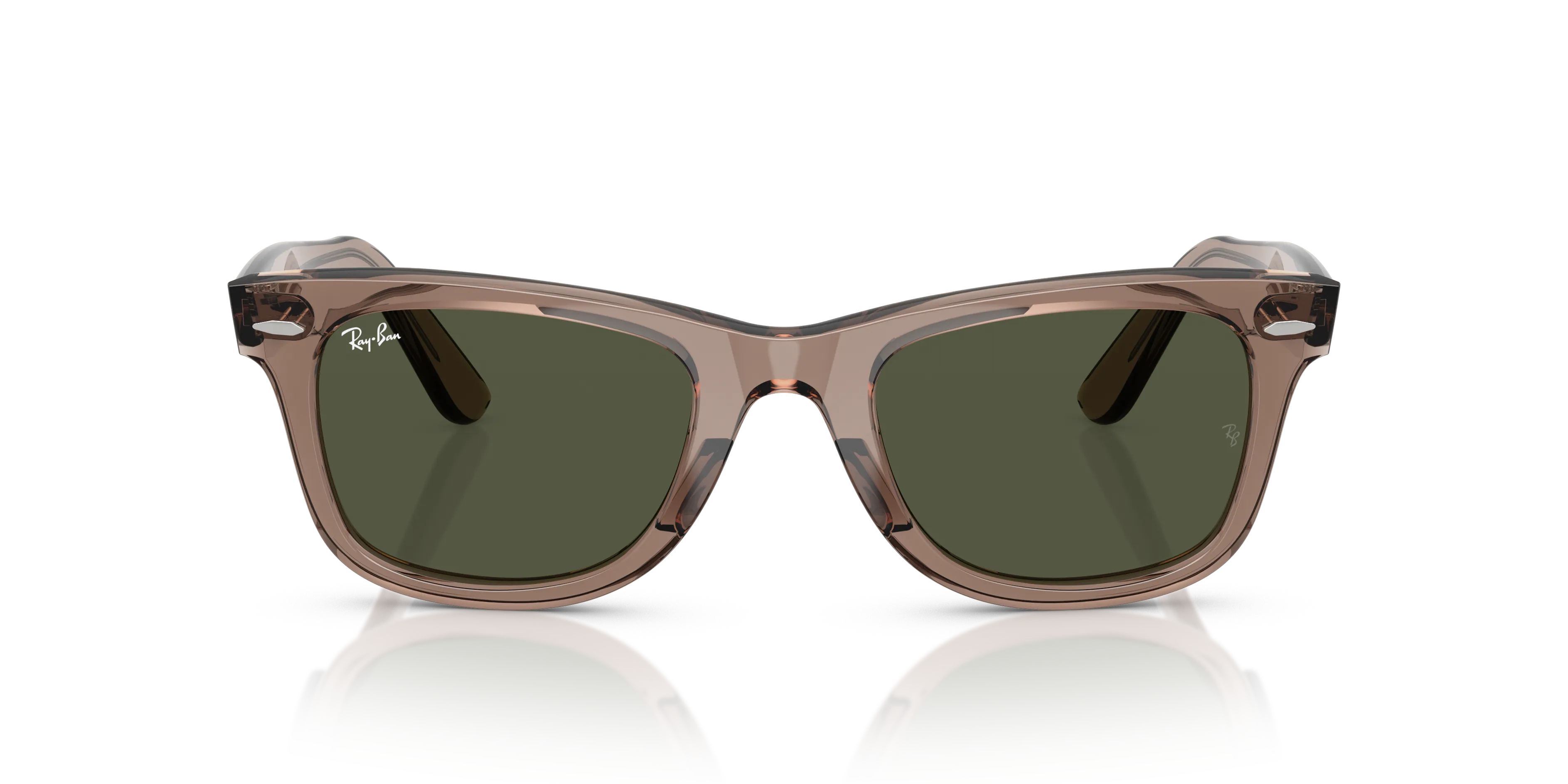 Ray - Ban RB2140 WAYFARER 682731 Occhiali da sole Acetato Marrone Verde Squadrata Normale - immagine 3