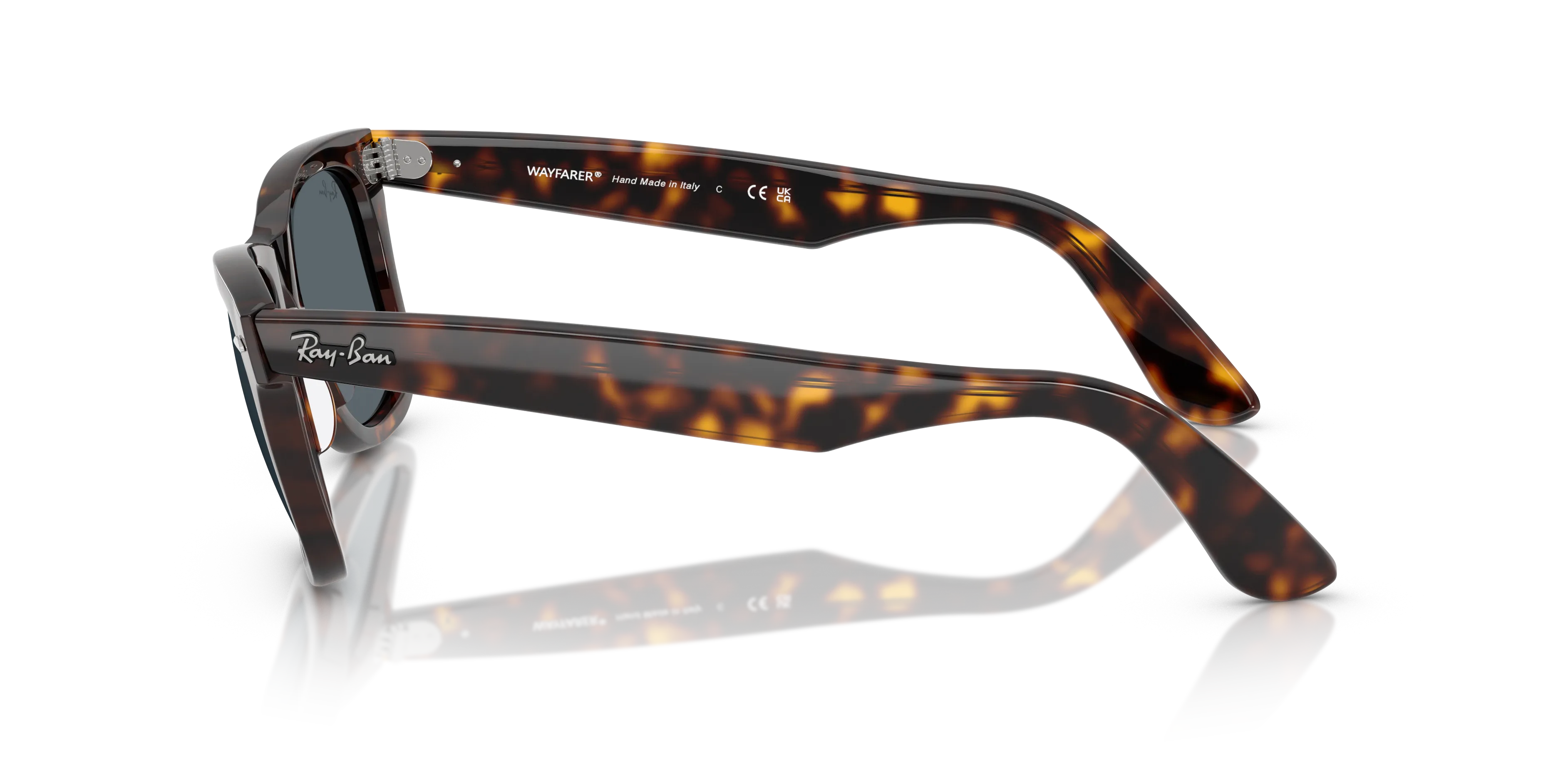 Ray - Ban RB2140 WAYFARER 1463R5 Occhiali da sole Acetato Tartaruga Blu Squadrata Normale - immagine 4