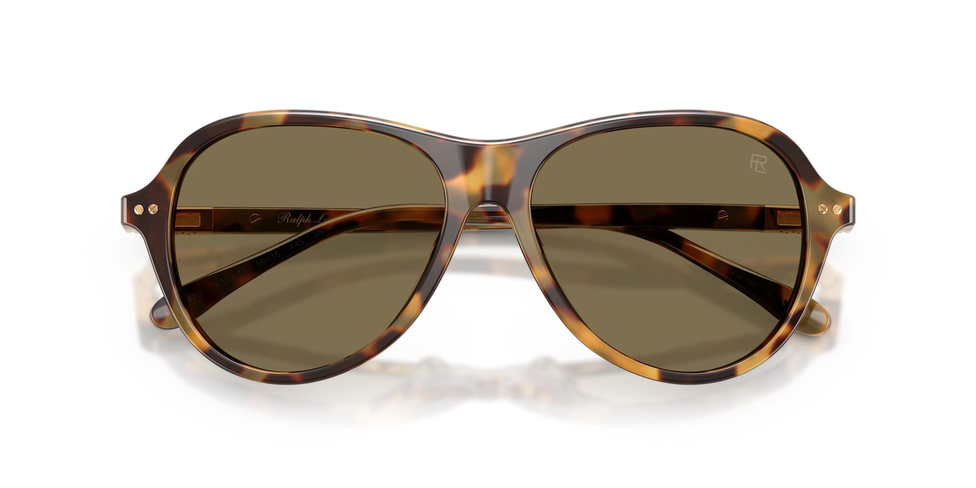 Ralph Lauren RL8247U 633973 Occhiali da sole Acetato Marrone Marrone Pilot Normale - immagine 2