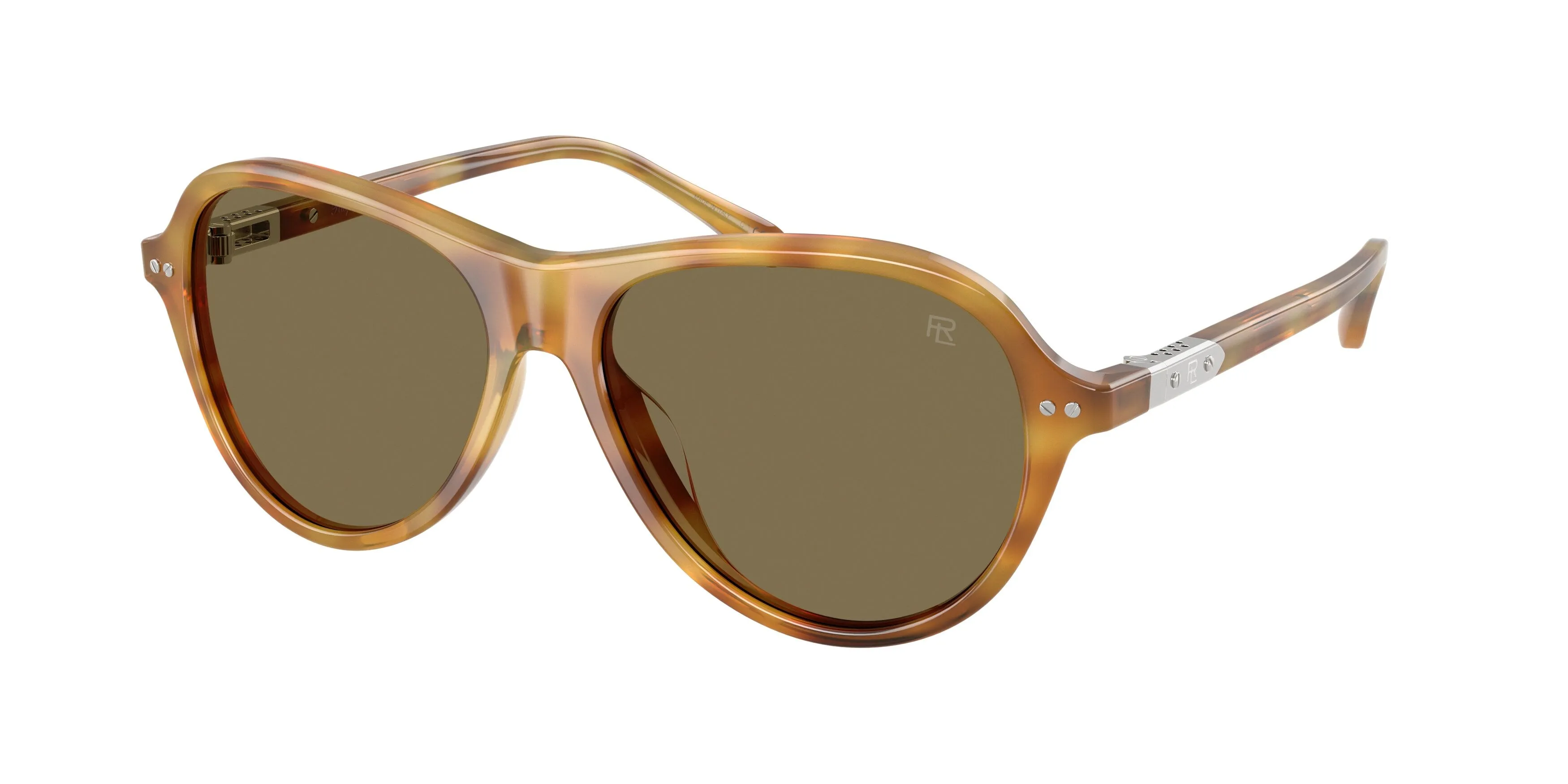 Ralph Lauren RL8247U 618573 Occhiali da sole Acetato Tartaruga Marrone Pilot Normale - immagine 1