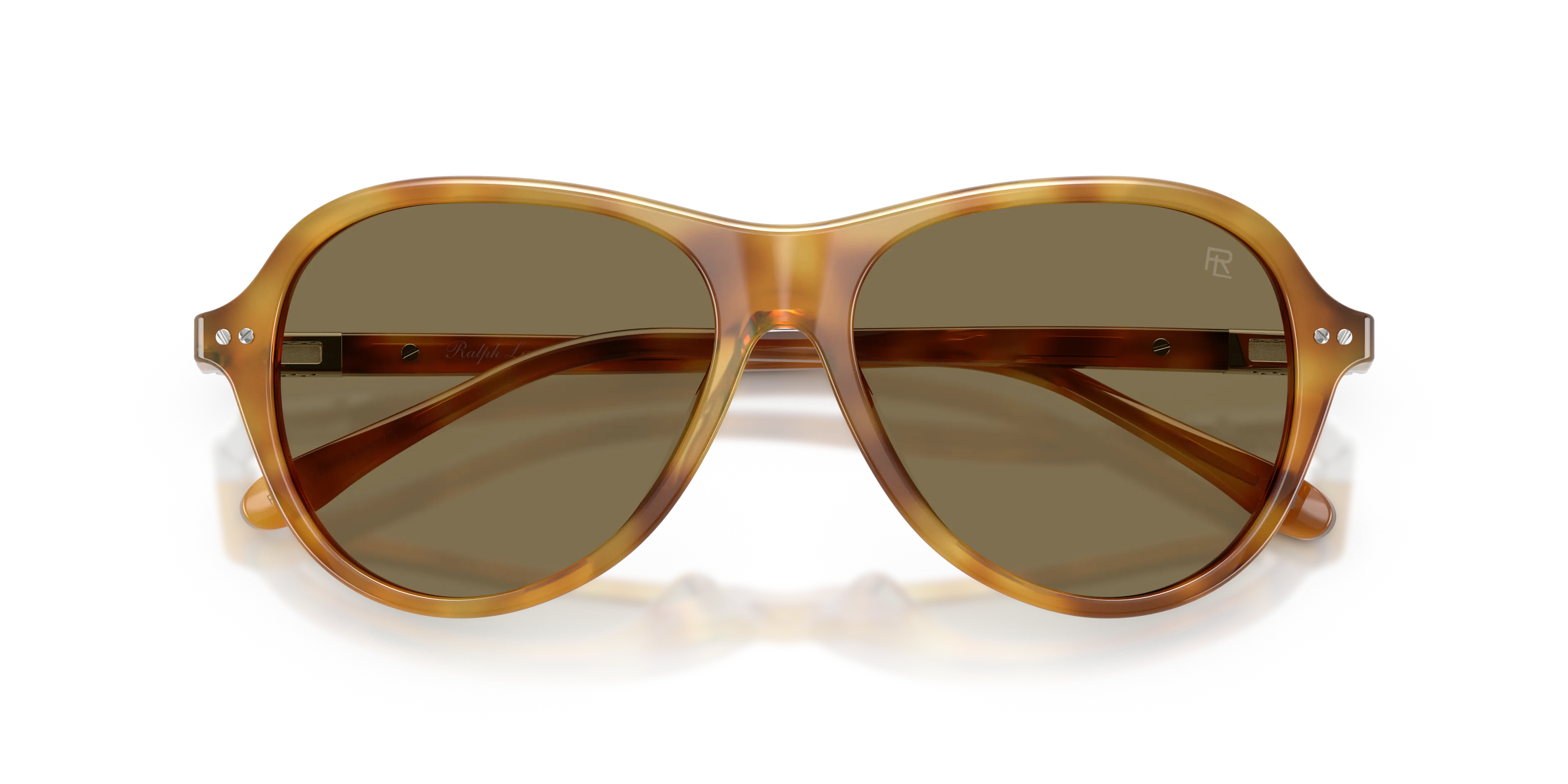 Ralph Lauren RL8247U 618573 Occhiali da sole Acetato Tartaruga Marrone Pilot Normale - immagine 2