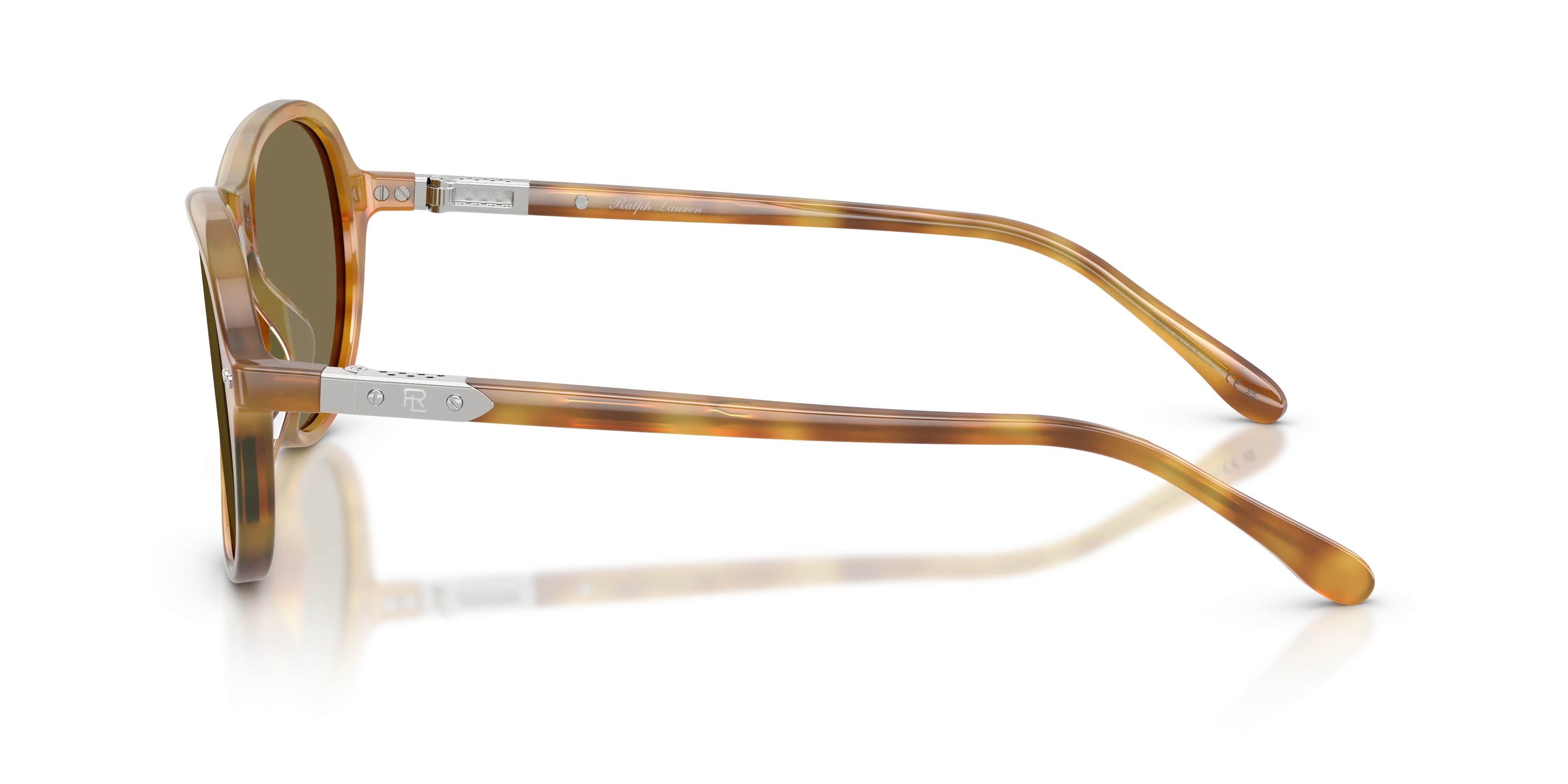 Ralph Lauren RL8247U 618573 Occhiali da sole Acetato Tartaruga Marrone Pilot Normale - immagine 4