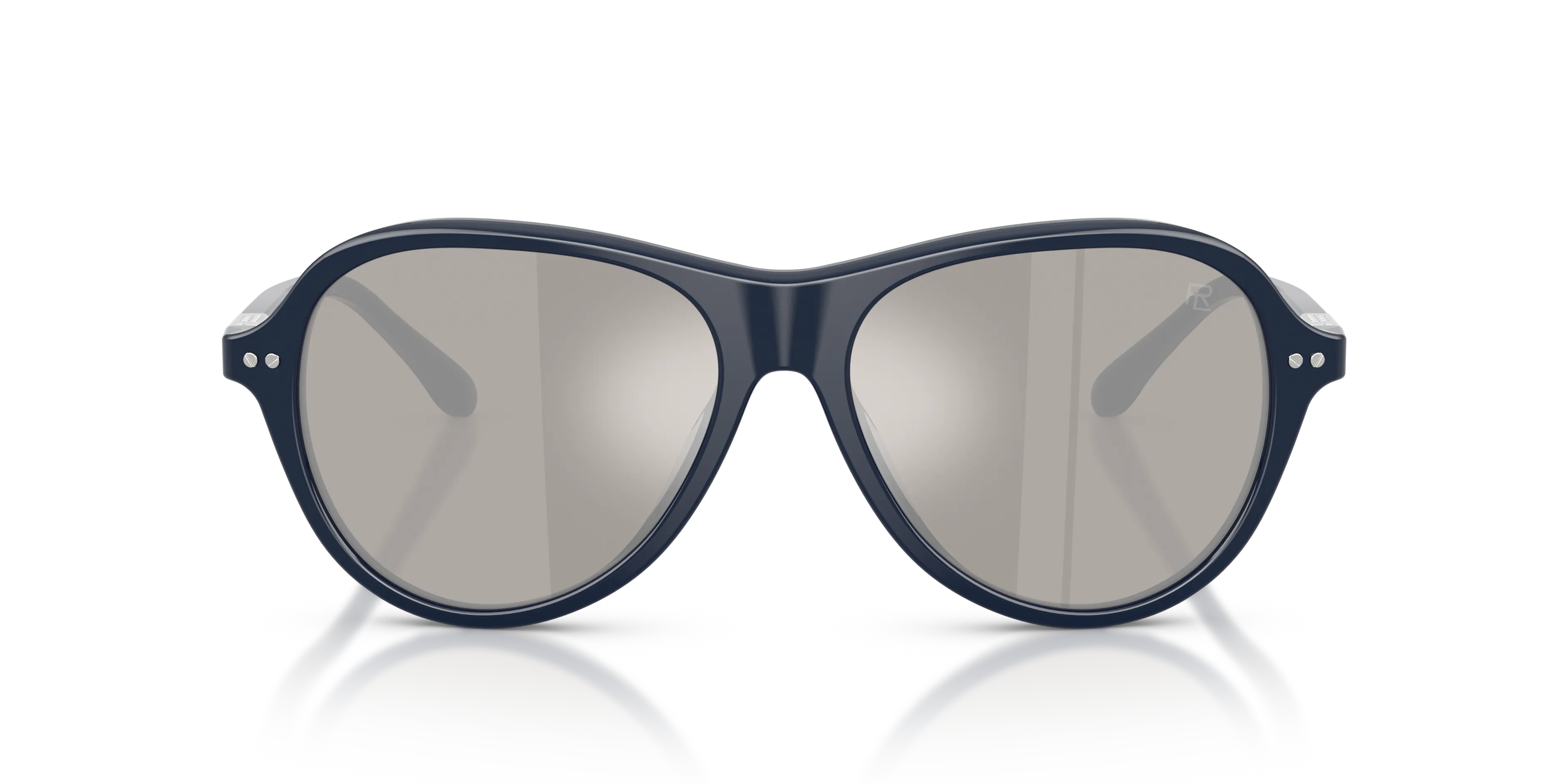 Ralph Lauren RL8247U 55866G Occhiali da sole Acetato Blu Grigio Pilot Specchiate - immagine 3