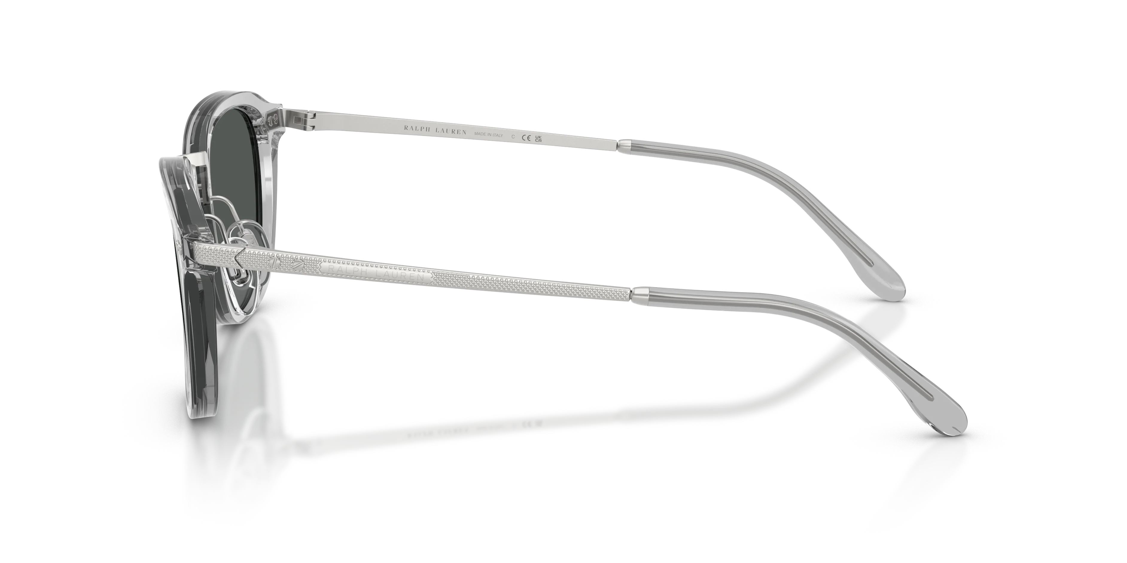 Ralph Lauren RL8246 631787 Occhiali da sole Acetato Grigio Grigio Pantos Normale - immagine 4