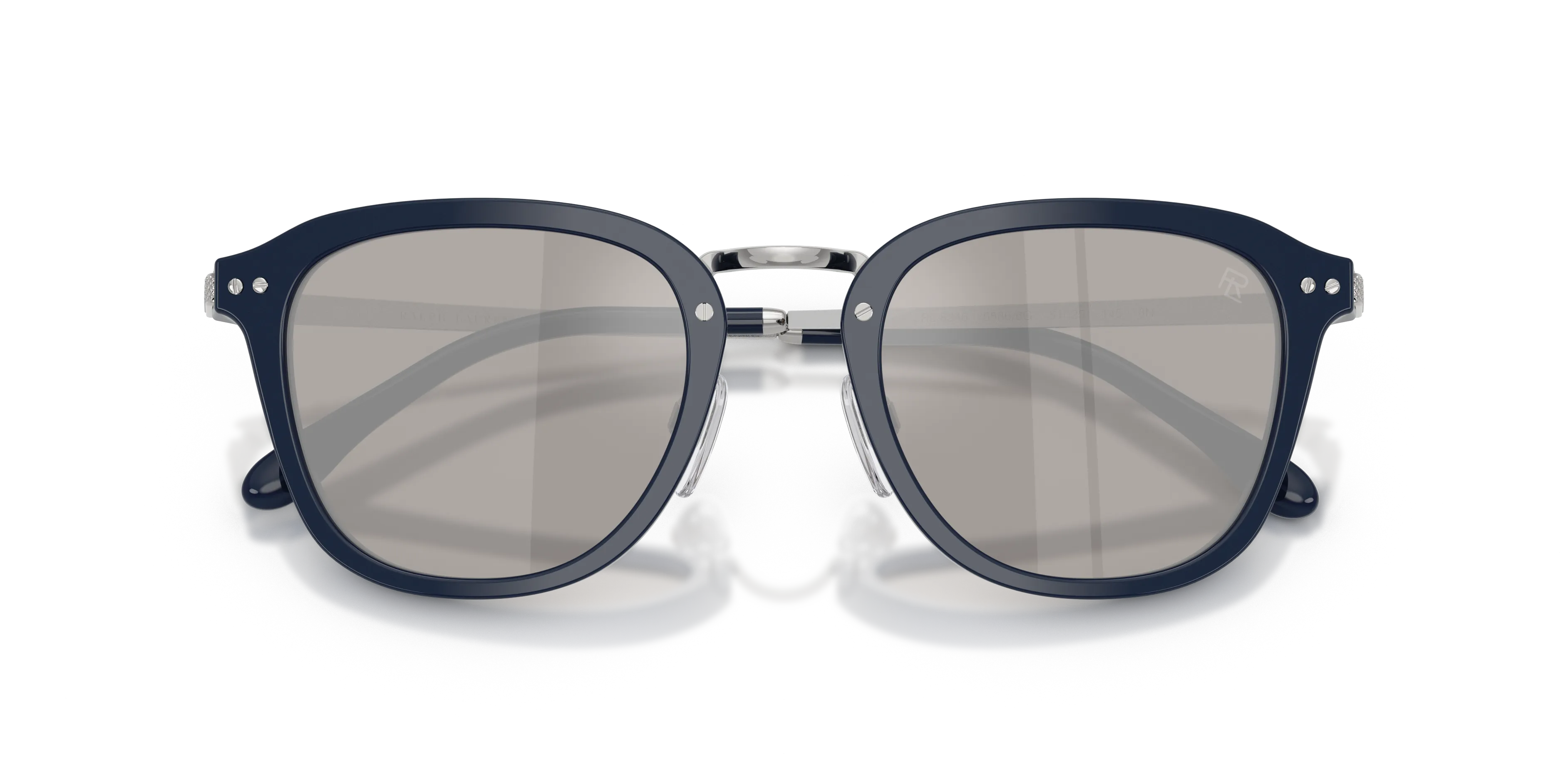 Ralph Lauren RL8246 55866G Occhiali da sole Acetato Blu Grigio Pantos Specchiate - immagine 2
