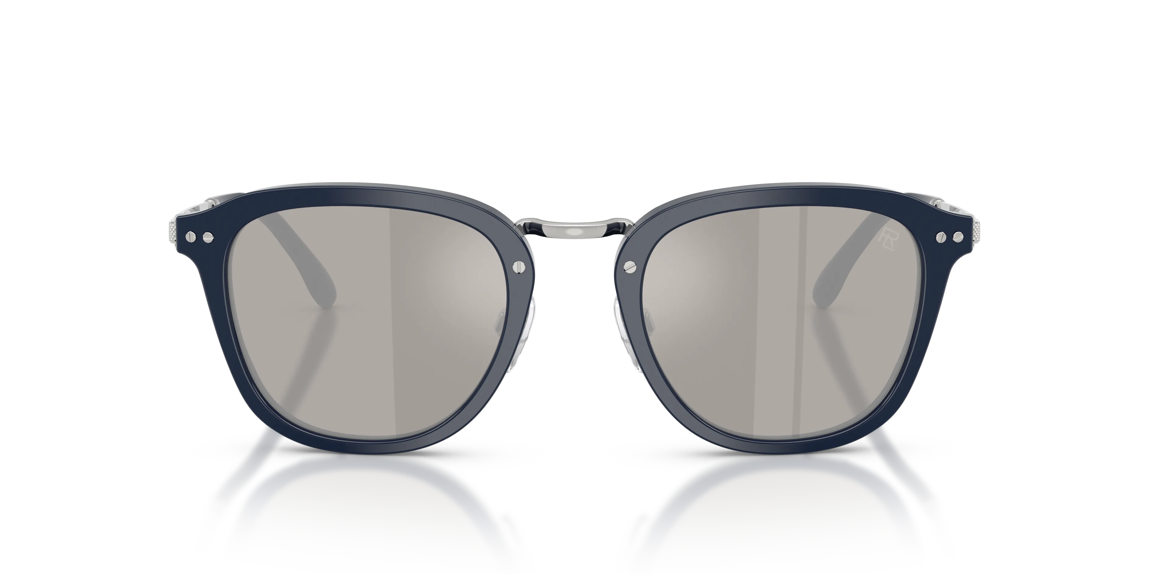 Ralph Lauren RL8246 55866G Occhiali da sole Acetato Blu Grigio Pantos Specchiate - immagine 3
