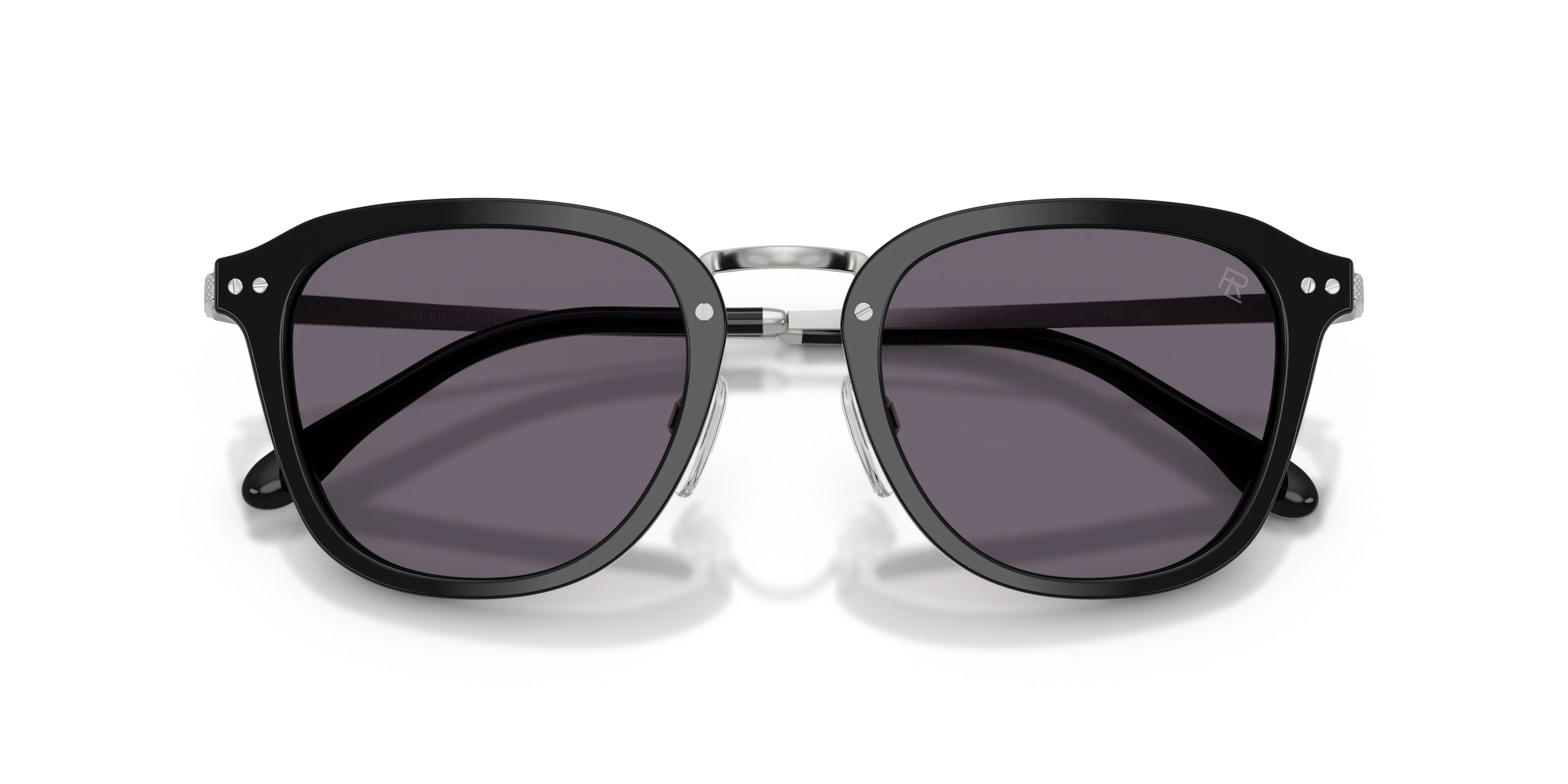 Ralph Lauren RL8246 50011A Occhiali da sole Acetato Nero Viola Pantos Normale - immagine 2