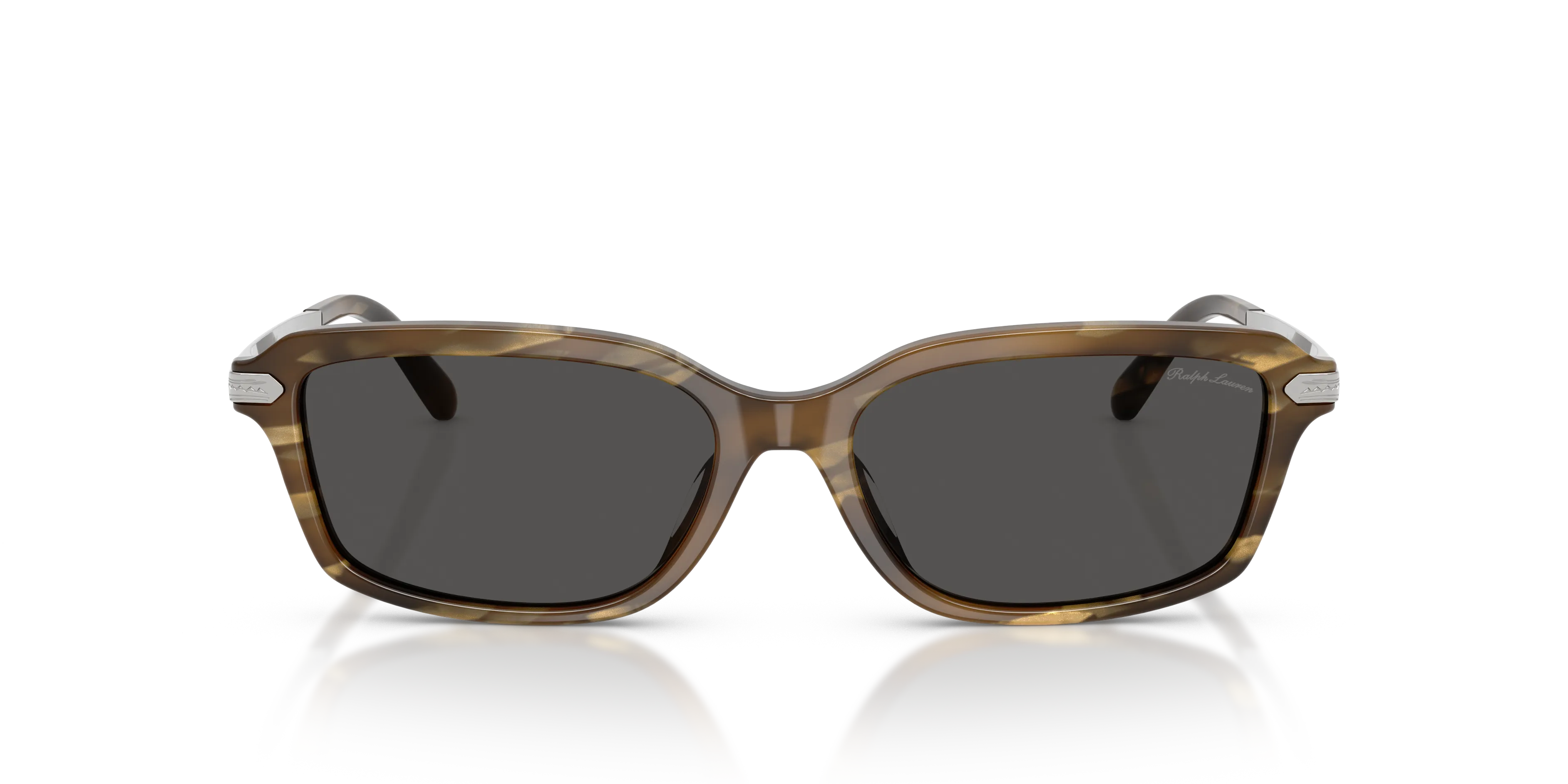 Ralph Lauren RL8245U 637887 Occhiali da sole Acetato Marrone Grigio Squadrata Normale - immagine 3