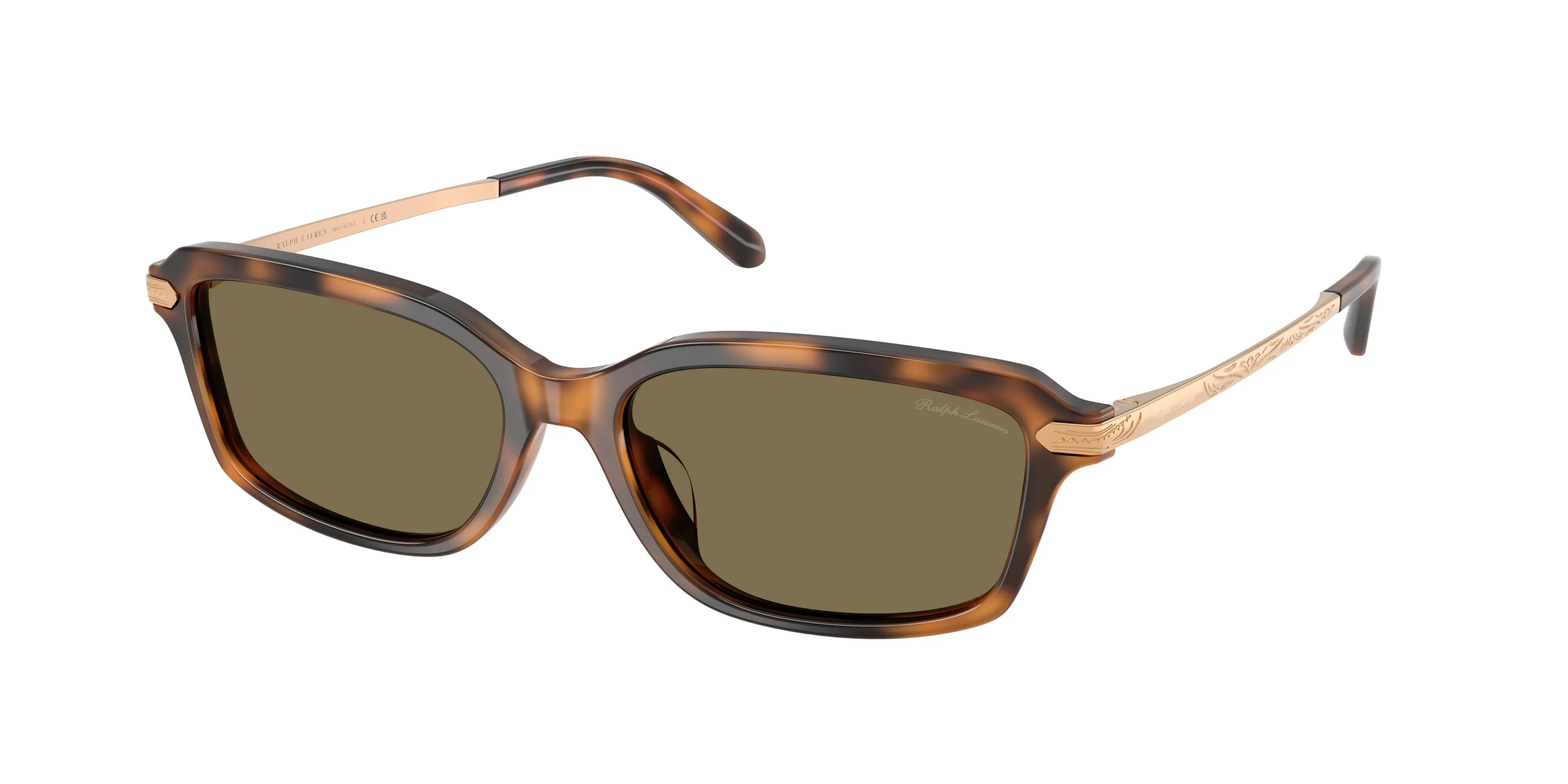 Ralph Lauren RL8245U 608973 Occhiali da sole Acetato Tartaruga Marrone Squadrata Normale - immagine 1