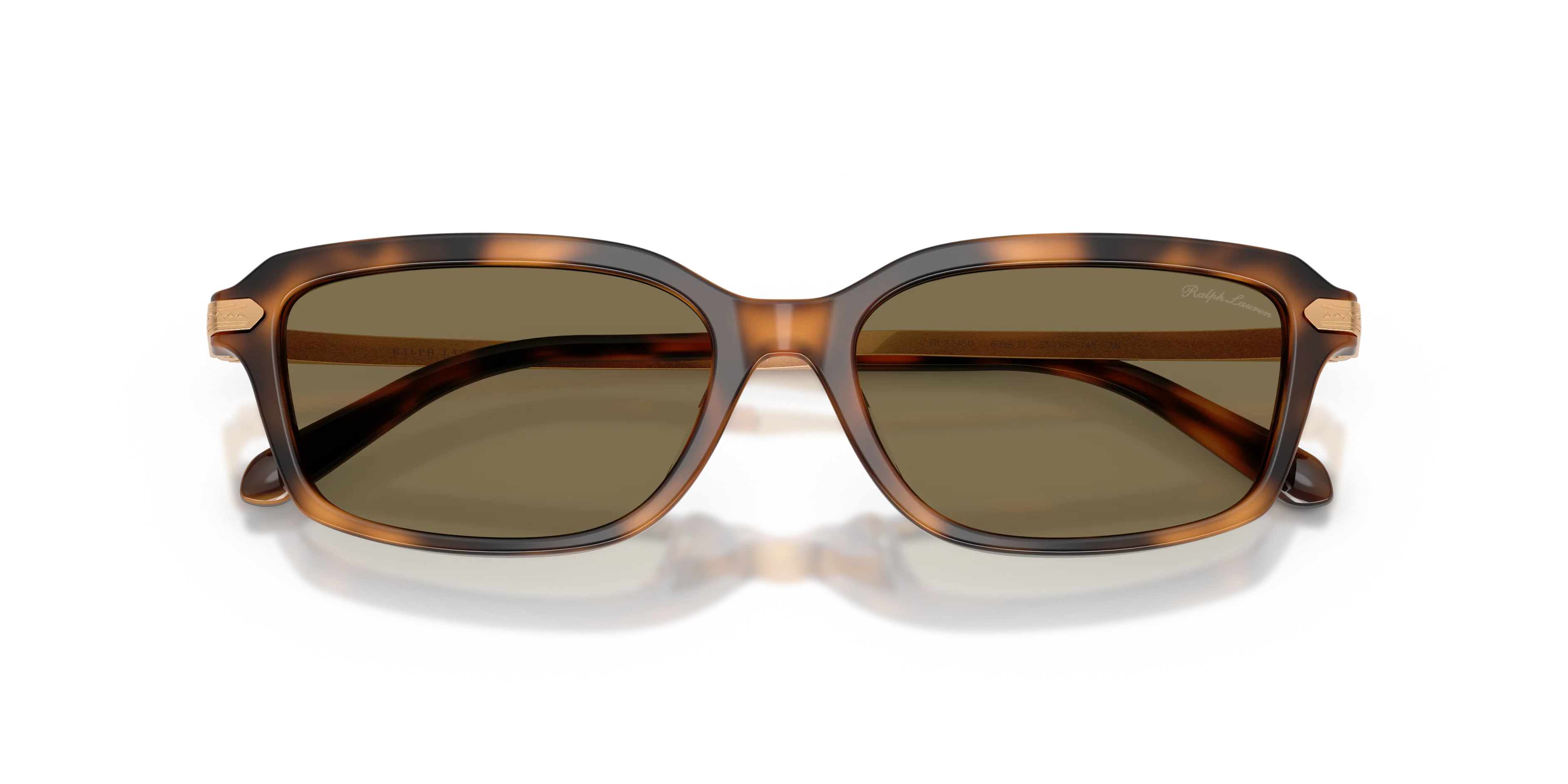 Ralph Lauren RL8245U 608973 Occhiali da sole Acetato Tartaruga Marrone Squadrata Normale - immagine 2