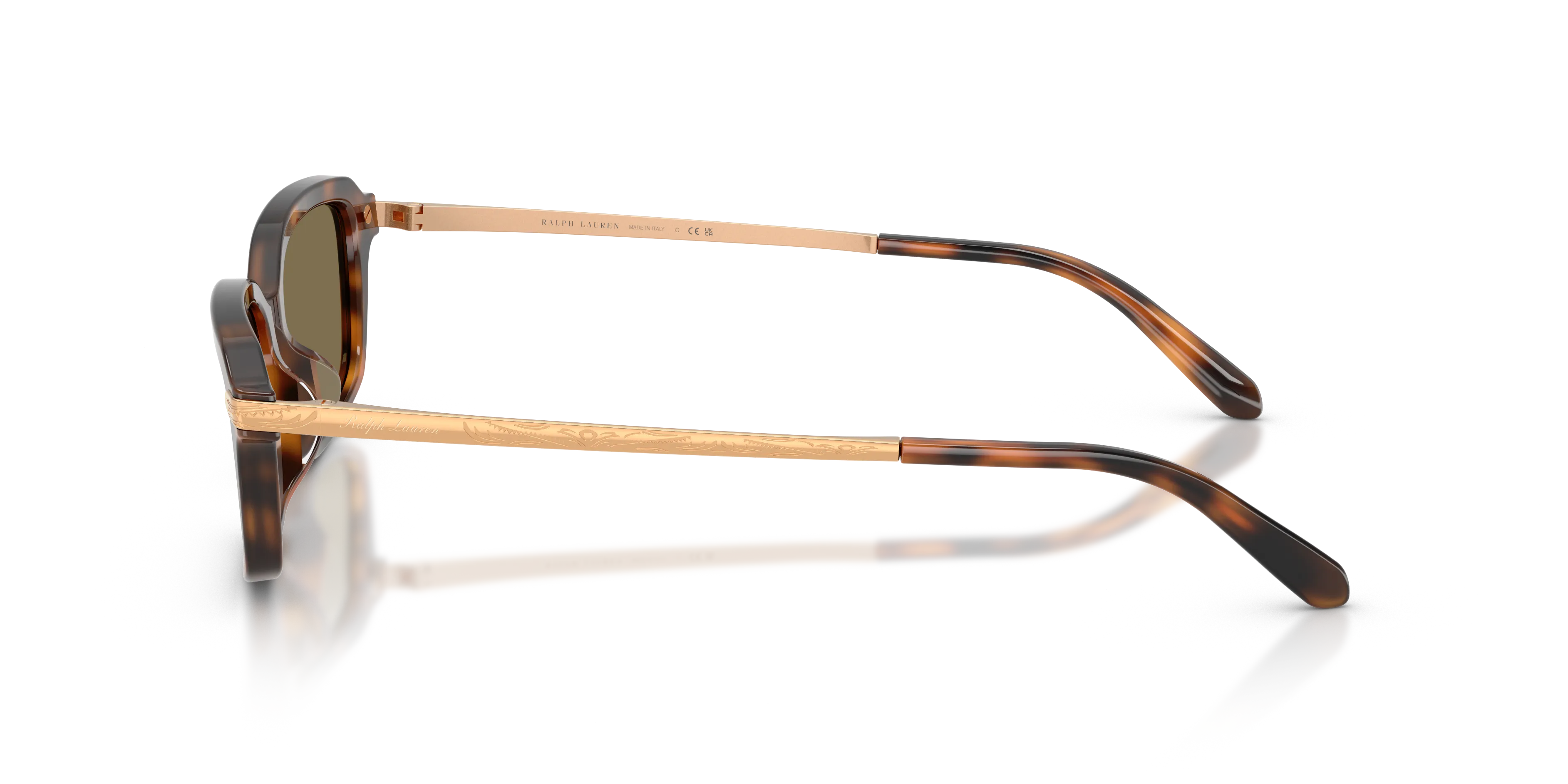 Ralph Lauren RL8245U 608973 Occhiali da sole Acetato Tartaruga Marrone Squadrata Normale - immagine 4
