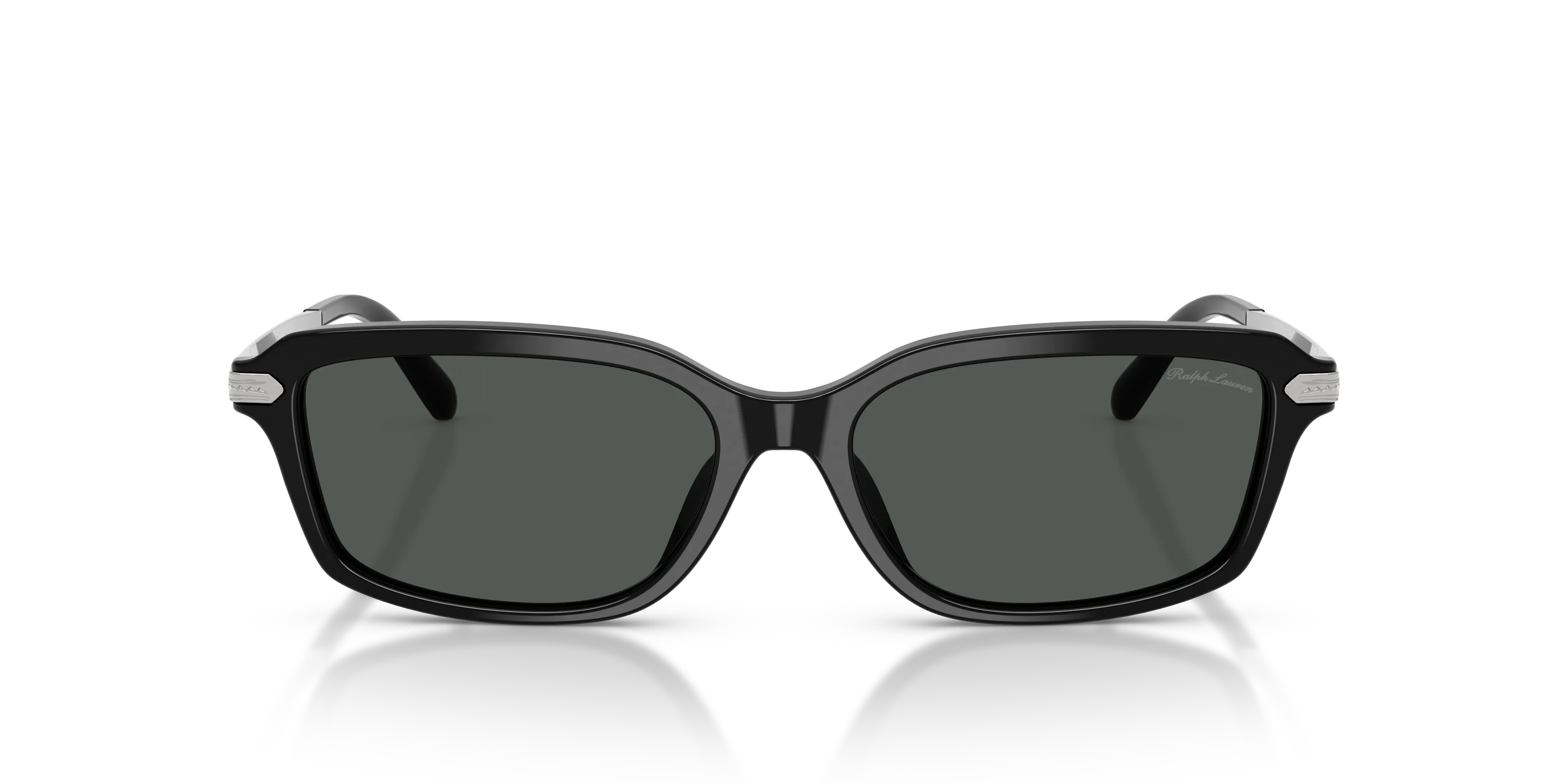 Ralph Lauren RL8245U 500187 Occhiali da sole Acetato Nero Grigio Squadrata Normale - immagine 3