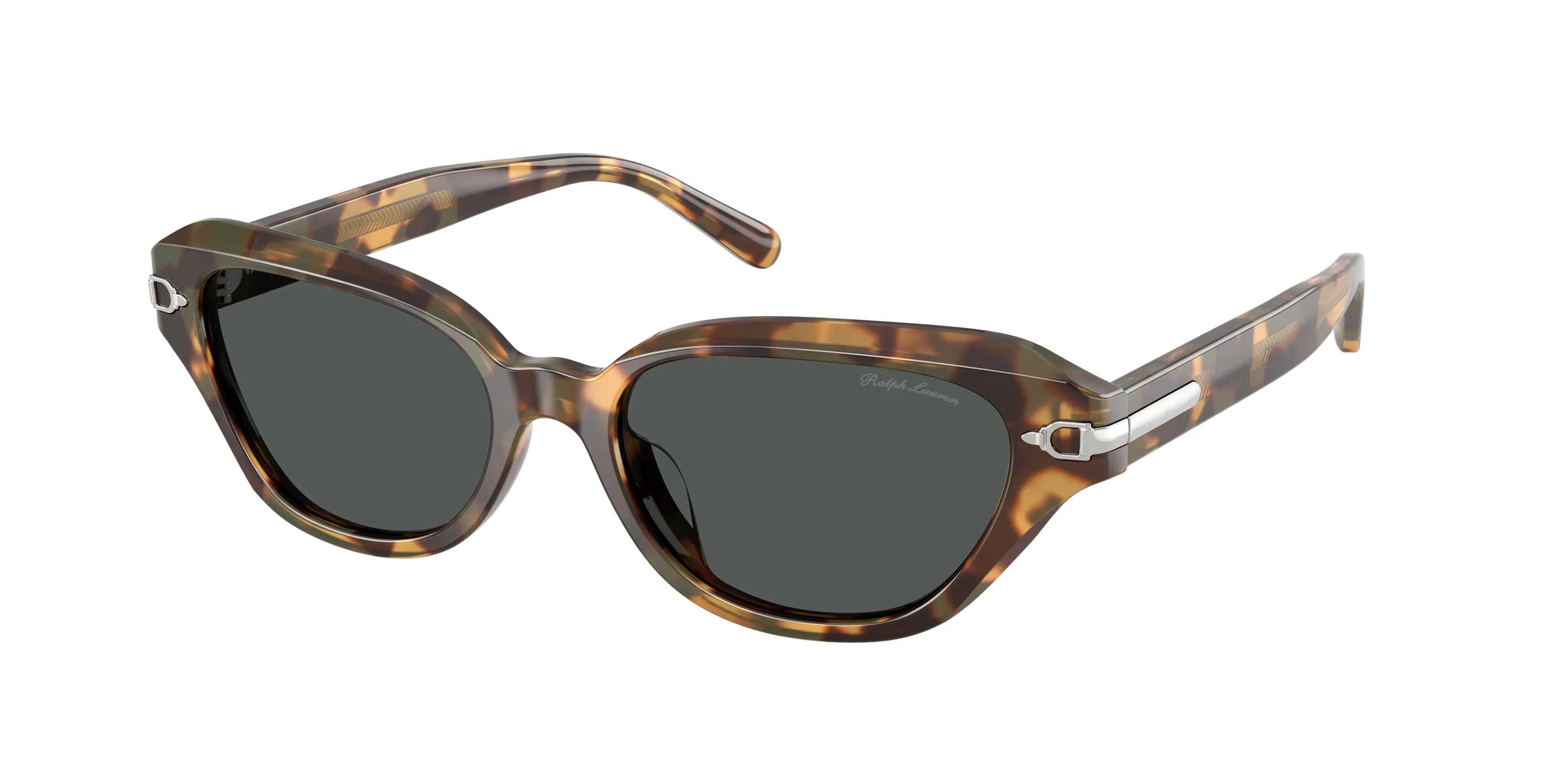 Ralph Lauren RL8244U 617887 Occhiali da sole Acetato Marrone Grigio Cat Eye Normale - immagine 1