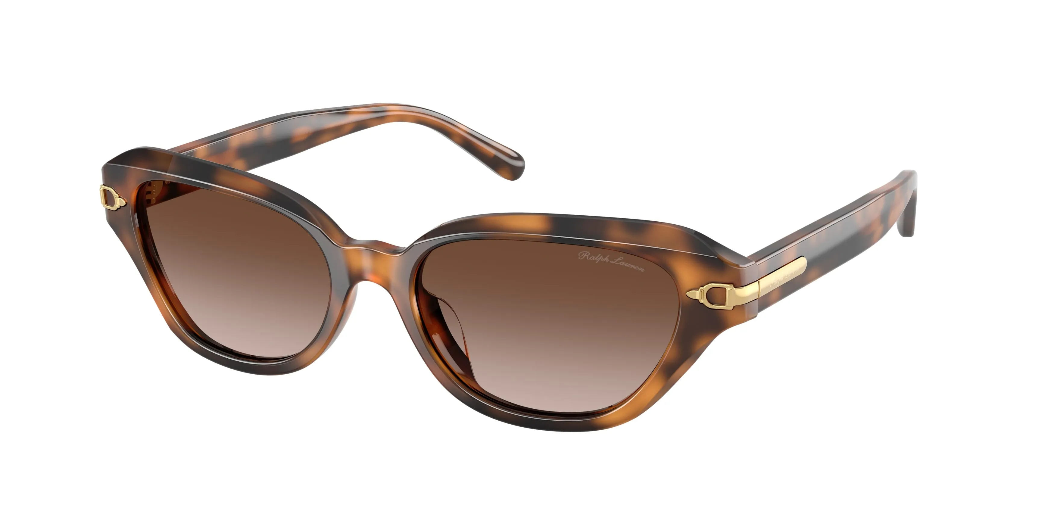 Ralph Lauren RL8244U 608913 Occhiali da sole Acetato Tartaruga Marrone Cat Eye Normale Sfumato - immagine 1