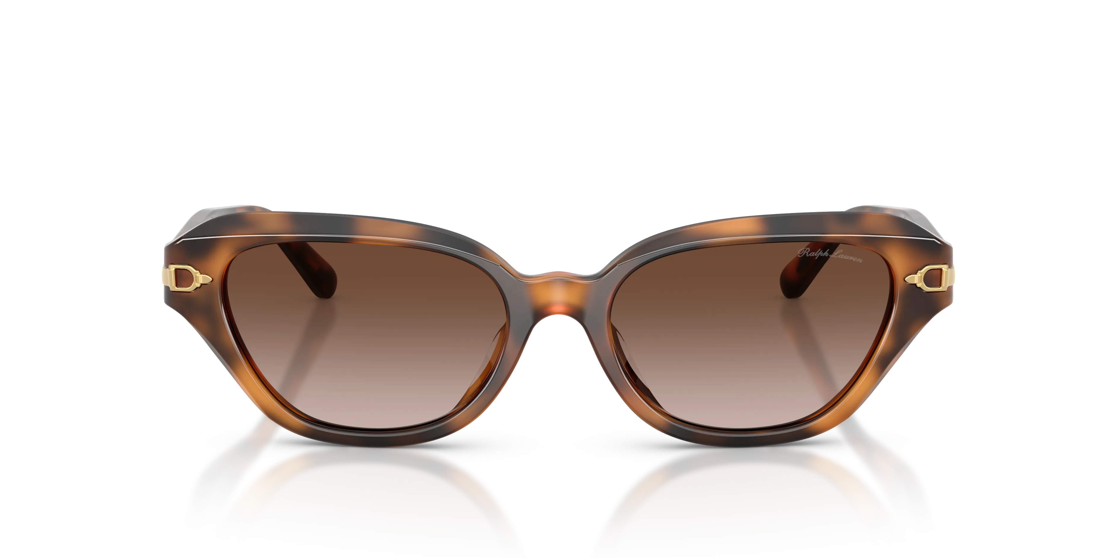 Ralph Lauren RL8244U 608913 Occhiali da sole Acetato Tartaruga Marrone Cat Eye Normale Sfumato - immagine 3