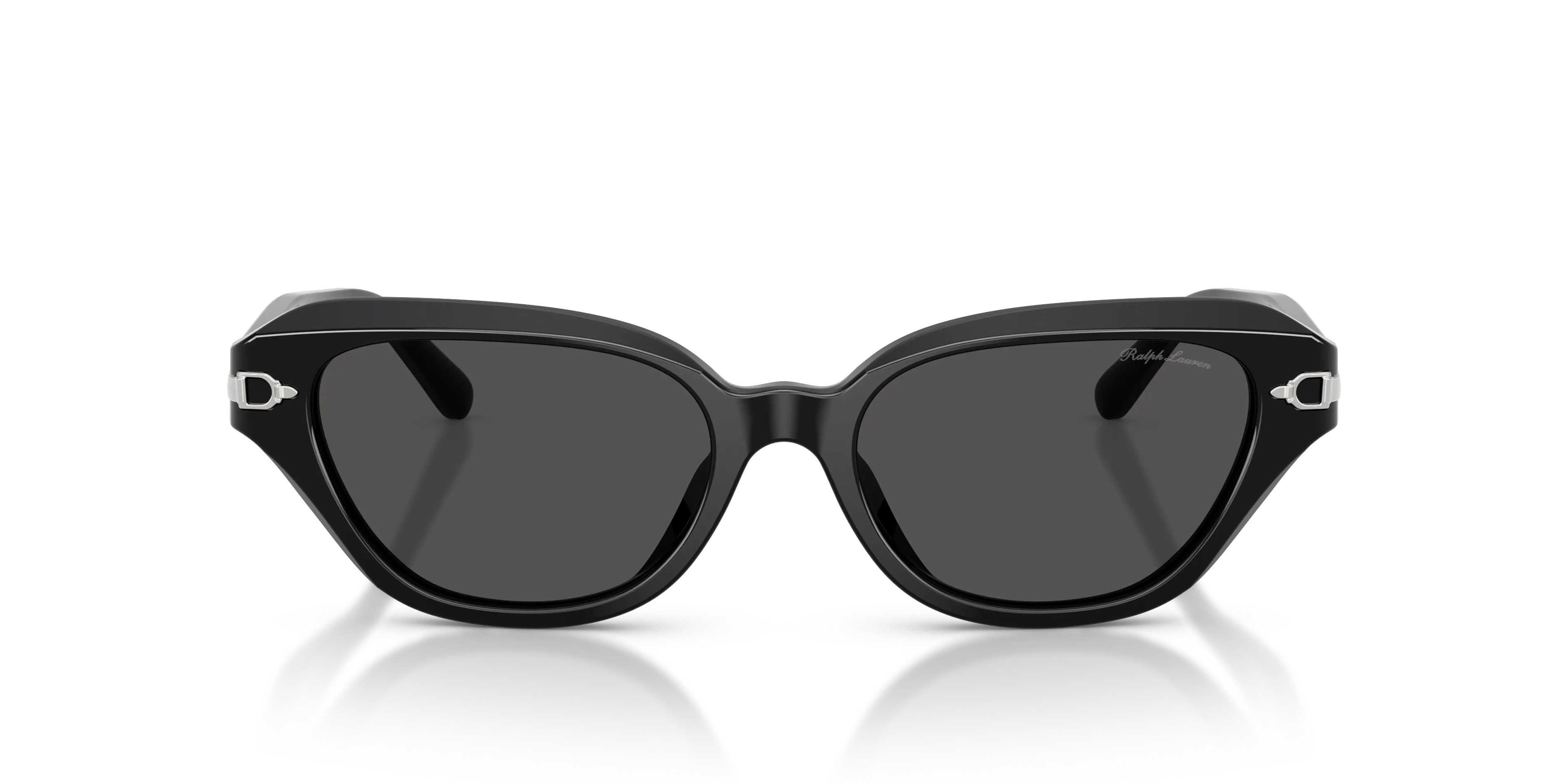 Ralph Lauren RL8244U 500187 Occhiali da sole Acetato Nero Grigio Cat Eye Normale - immagine 3