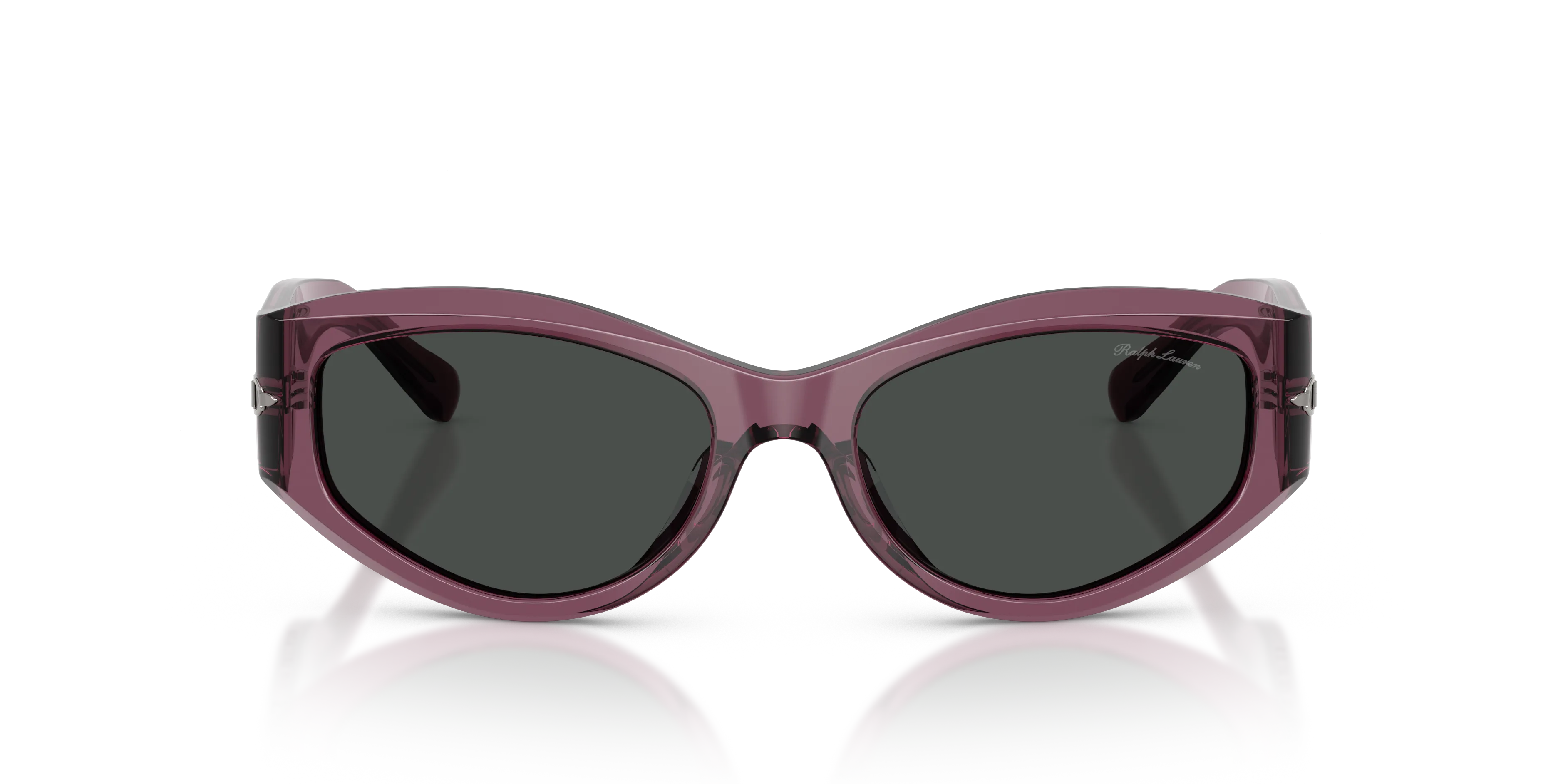Ralph Lauren RL8243U 638987 Occhiali da sole Acetato Viola Grigio Geometrica Normale - immagine 3