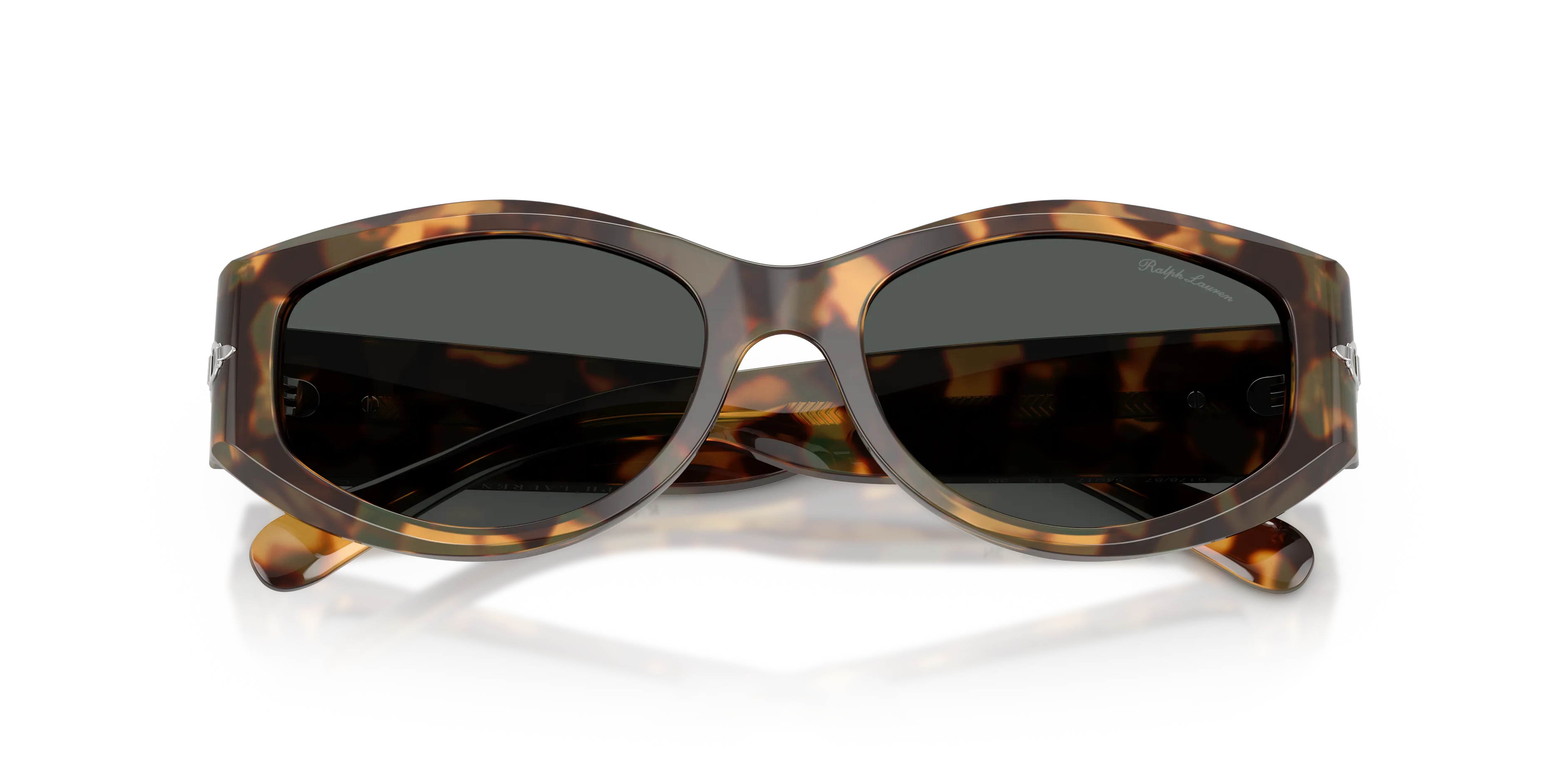 Ralph Lauren RL8243U 617887 Occhiali da sole Acetato Marrone Grigio Geometrica Normale - immagine 2