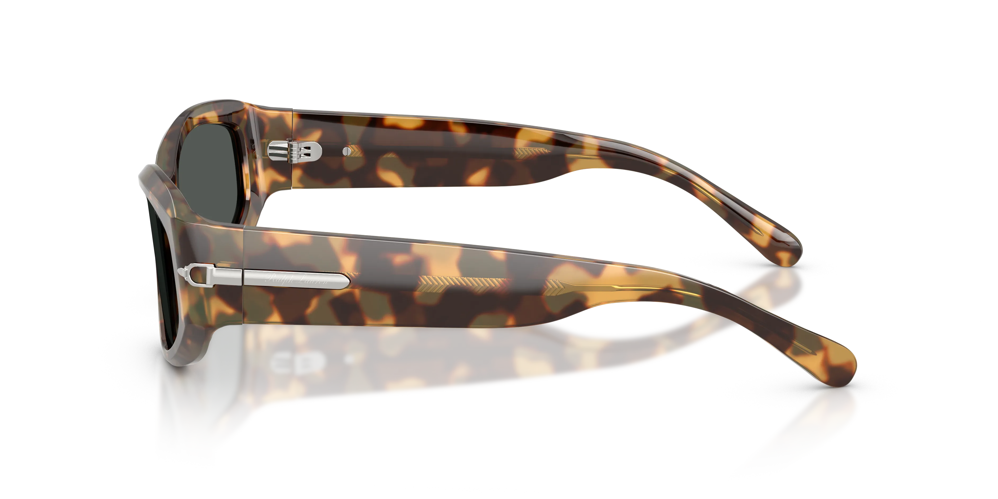 Ralph Lauren RL8243U 617887 Occhiali da sole Acetato Marrone Grigio Geometrica Normale - immagine 4