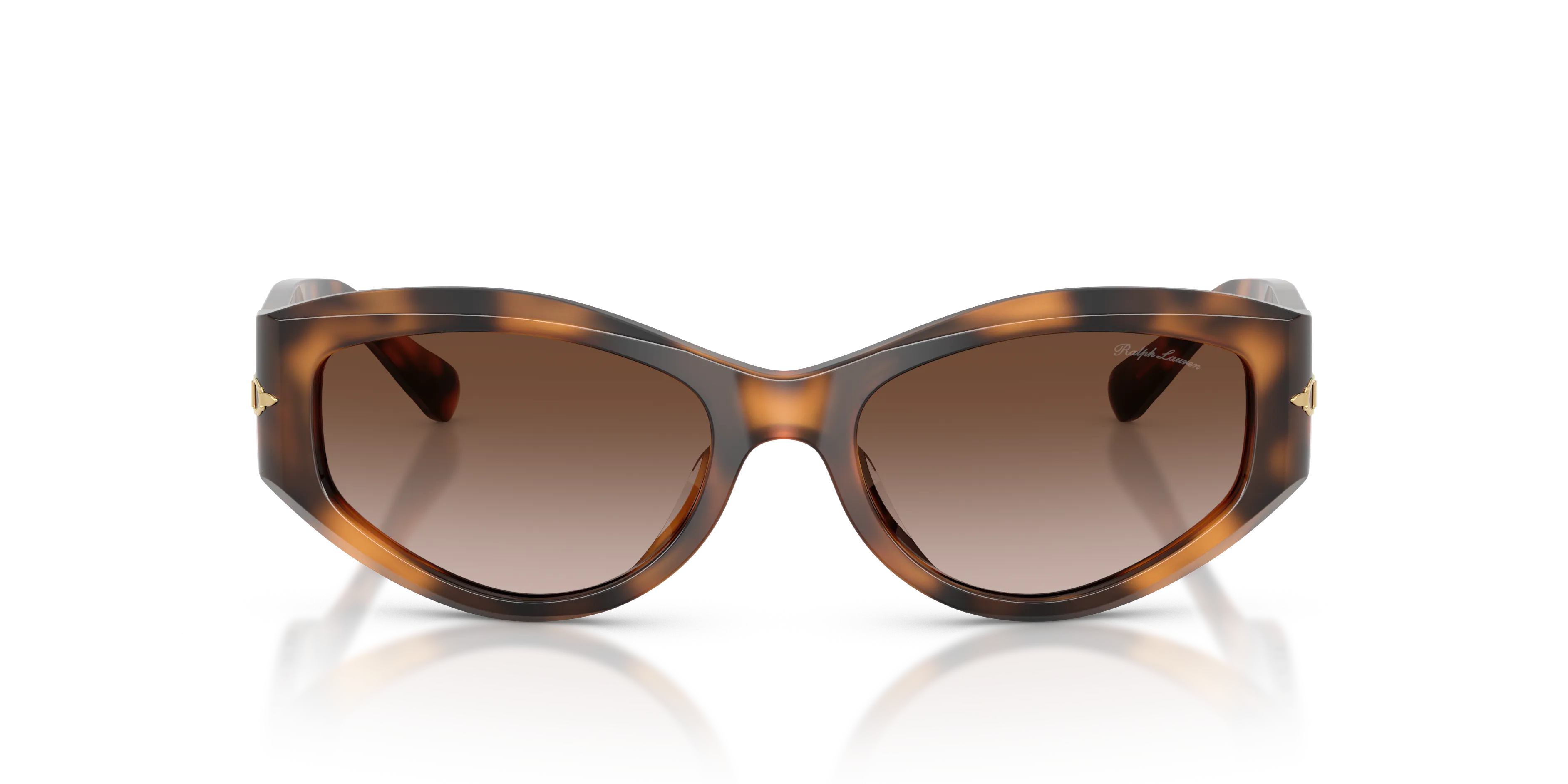 Ralph Lauren RL8243U 608913 Occhiali da sole Acetato Tartaruga Marrone Geometrica Normale Sfumato - immagine 3