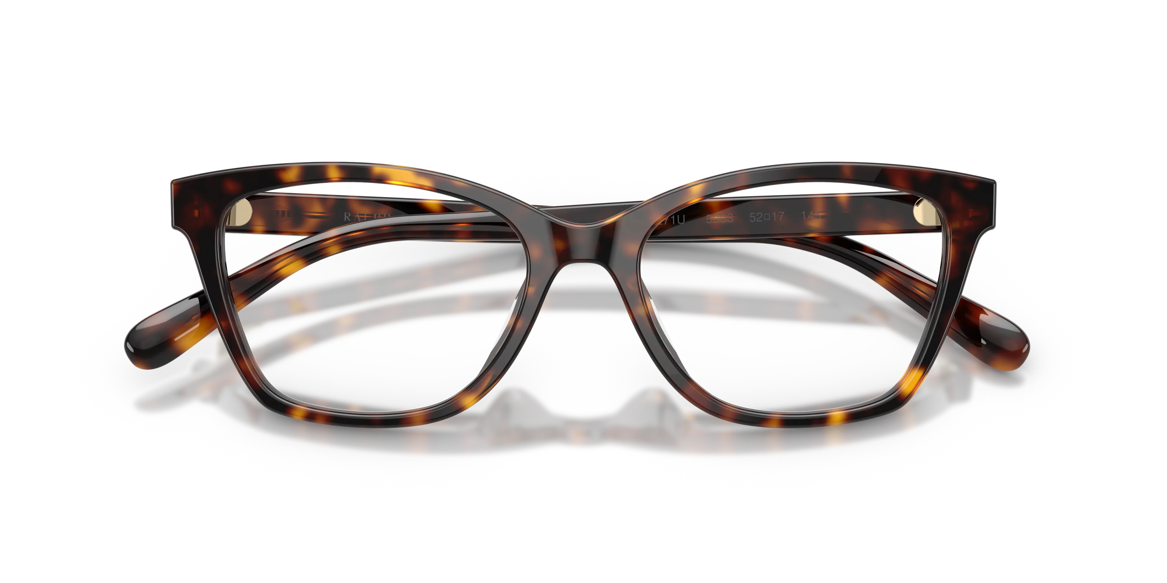 Ralph Lauren RL6271U 5003 Montature da vista Acetato Tartaruga Trasparente Farfalla Normale - immagine 2