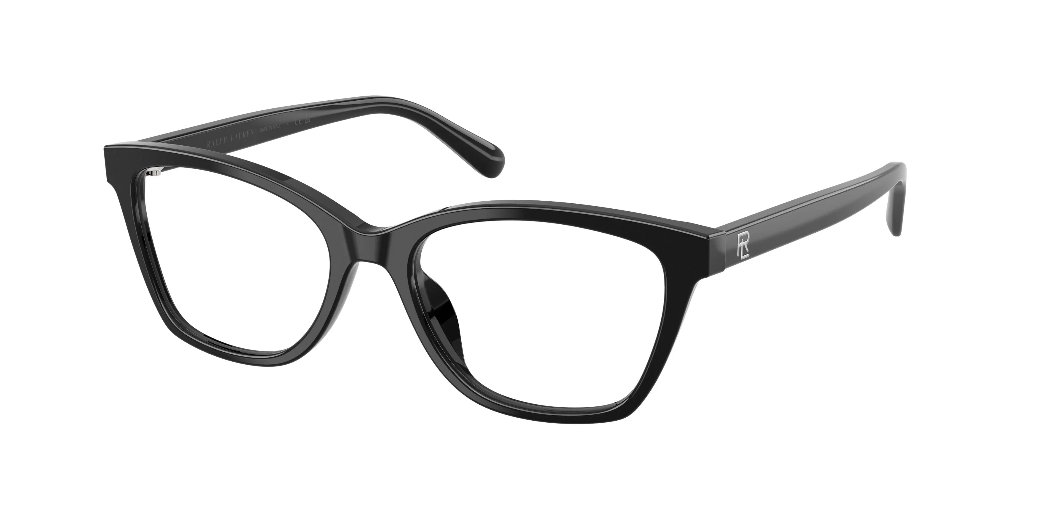 Ralph Lauren RL6271U 5001 Montature da vista Acetato Nero Trasparente Farfalla Normale - immagine 1