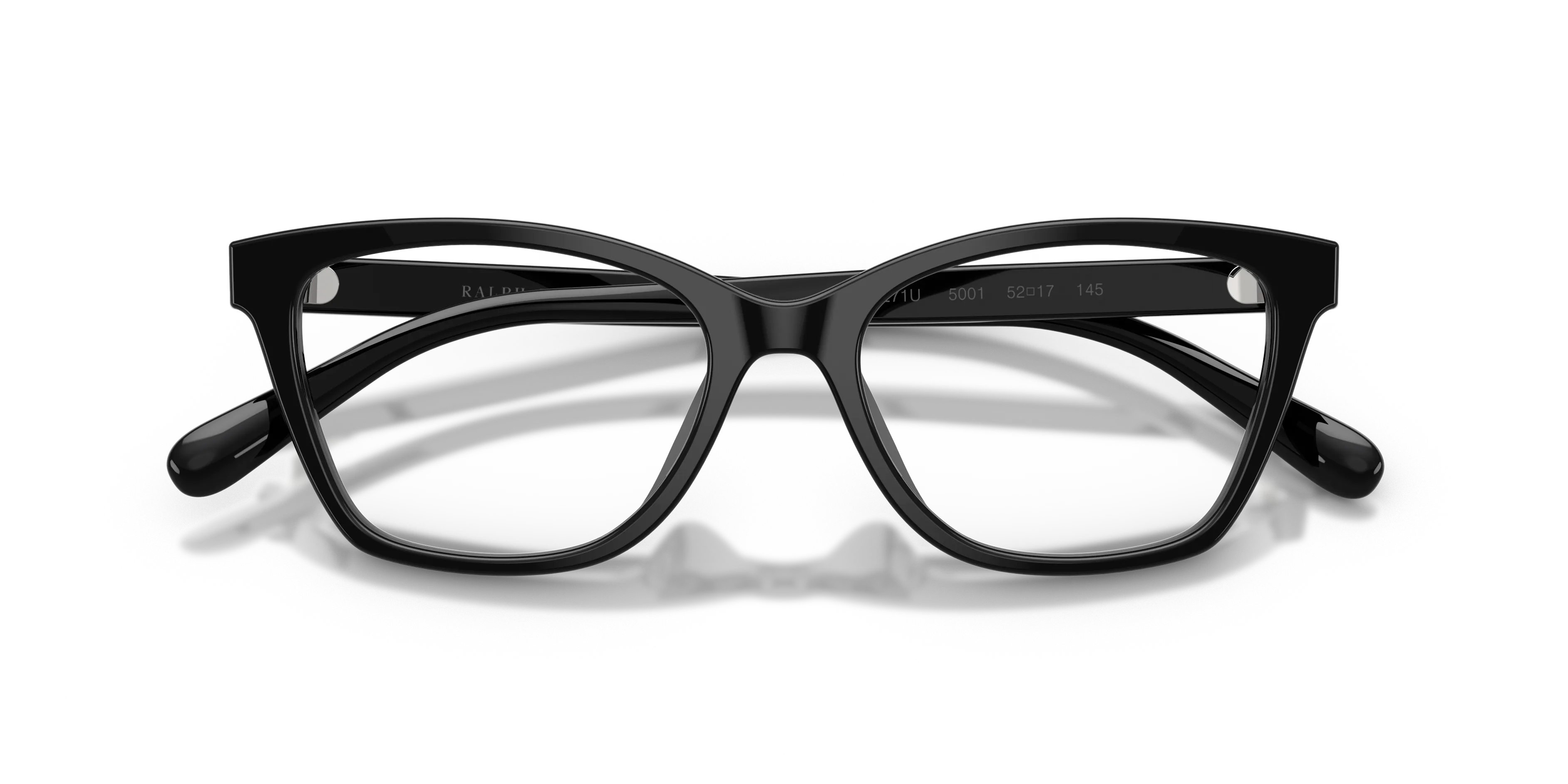 Ralph Lauren RL6271U 5001 Montature da vista Acetato Nero Trasparente Farfalla Normale - immagine 2