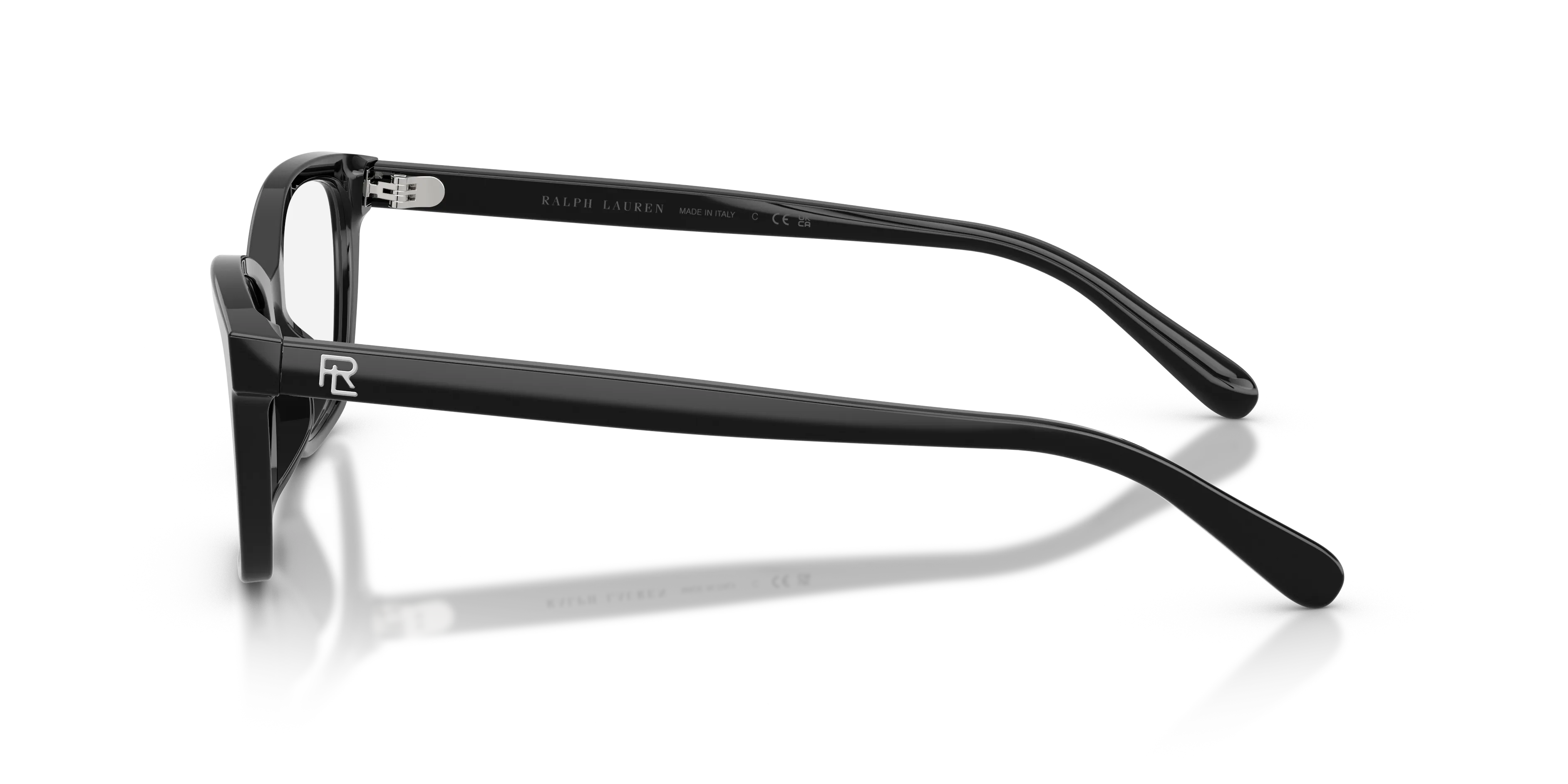 Ralph Lauren RL6271U 5001 Montature da vista Acetato Nero Trasparente Farfalla Normale - immagine 4