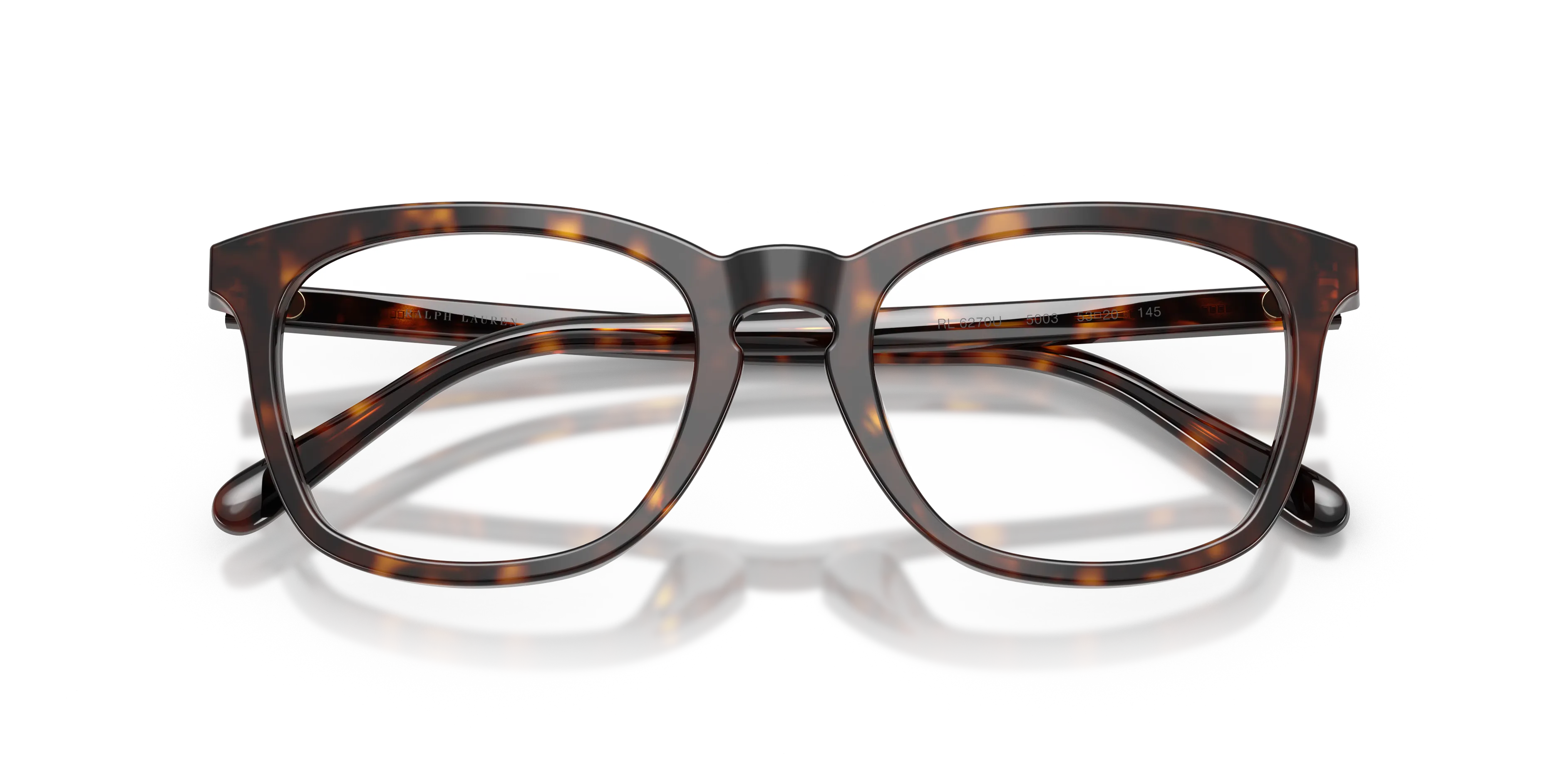 Ralph Lauren RL6270U 5003 Montature da vista Acetato Tartaruga Trasparente Pillow Normale - immagine 2