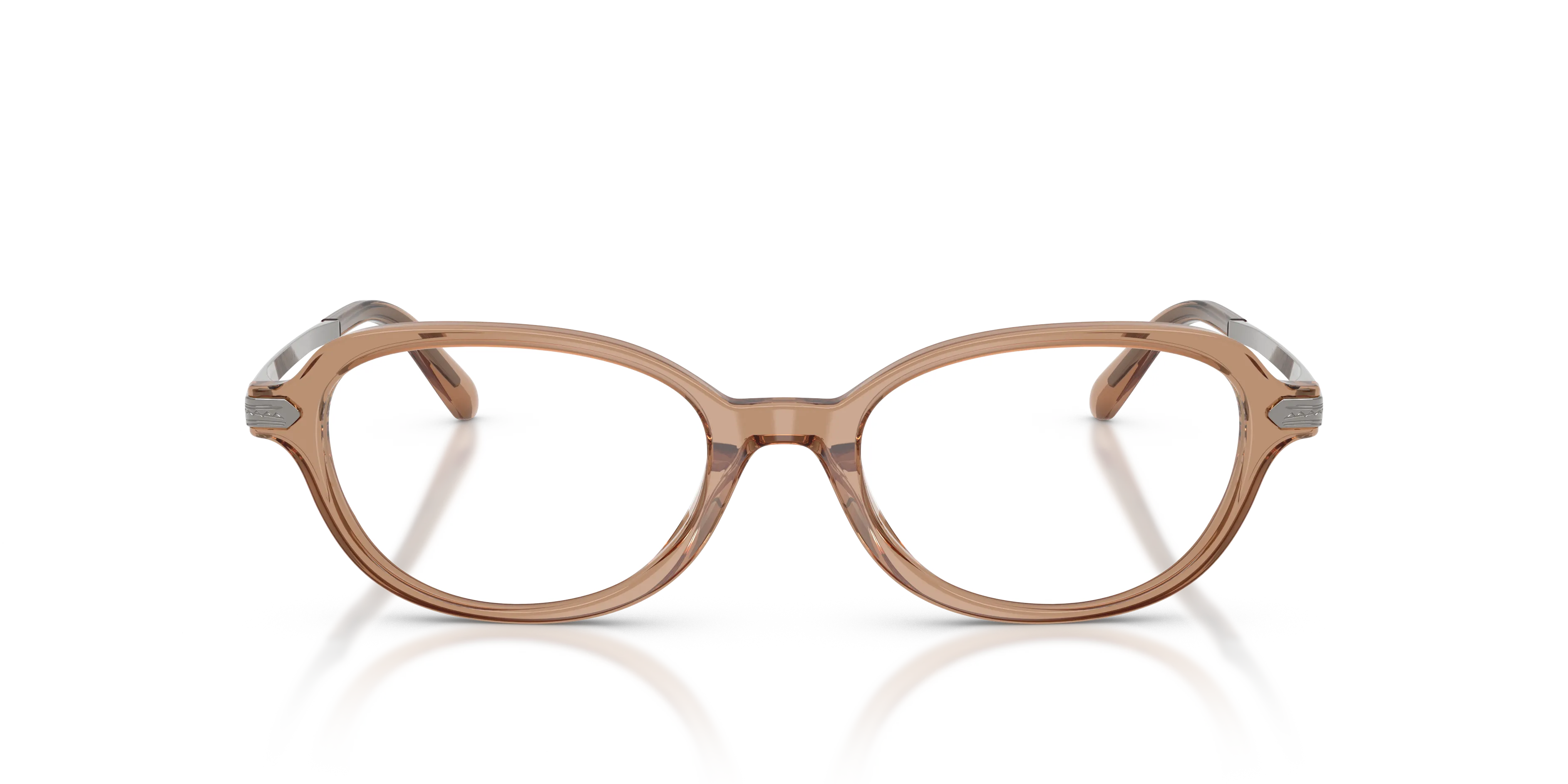 Ralph Lauren RL6269U 6377 Montature da vista Acetato Marrone Trasparente Rotonda Normale - immagine 3