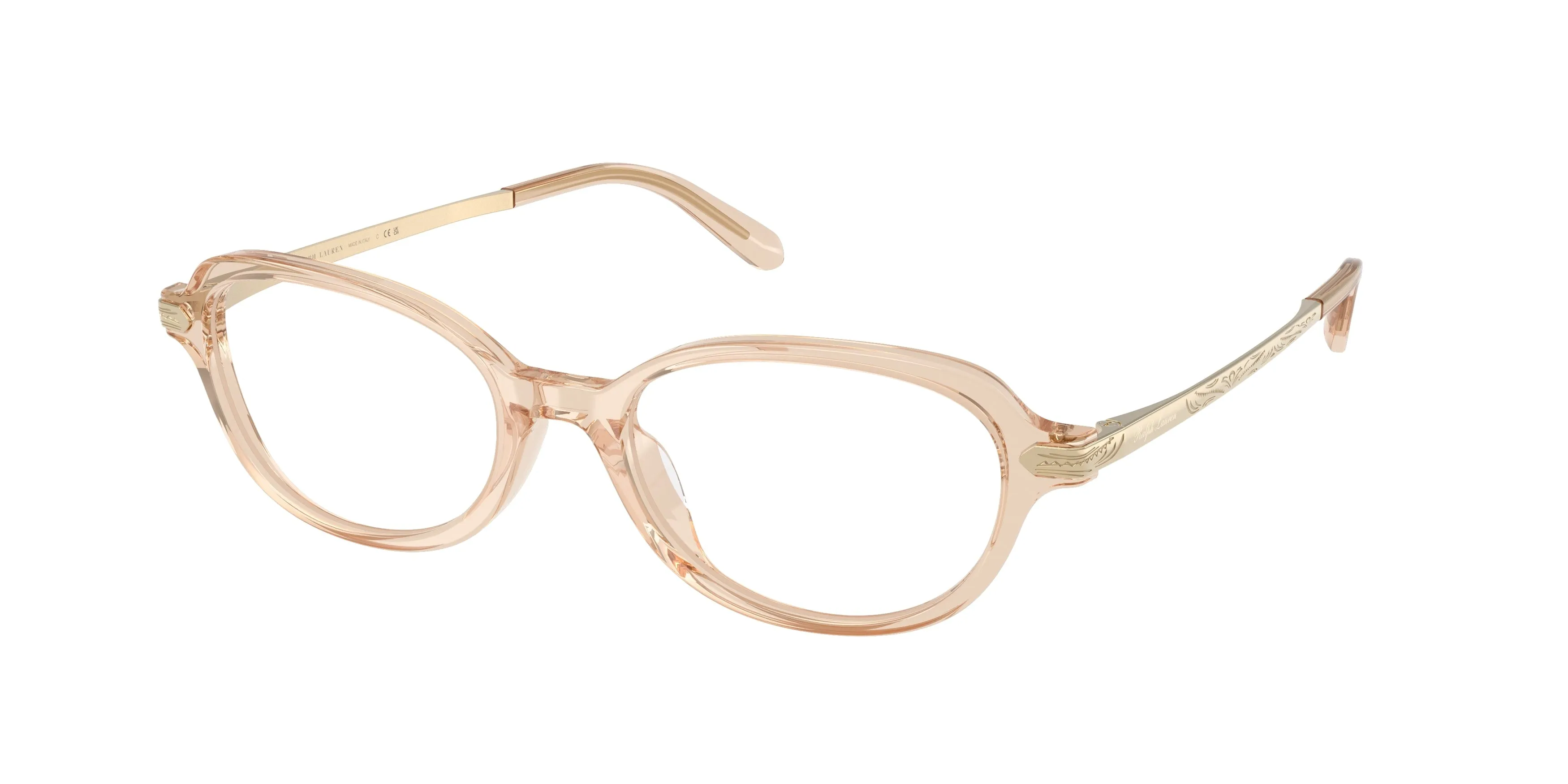 Ralph Lauren RL6269U 6062 Montature da vista Acetato Marrone Trasparente Rotonda Normale - immagine 1