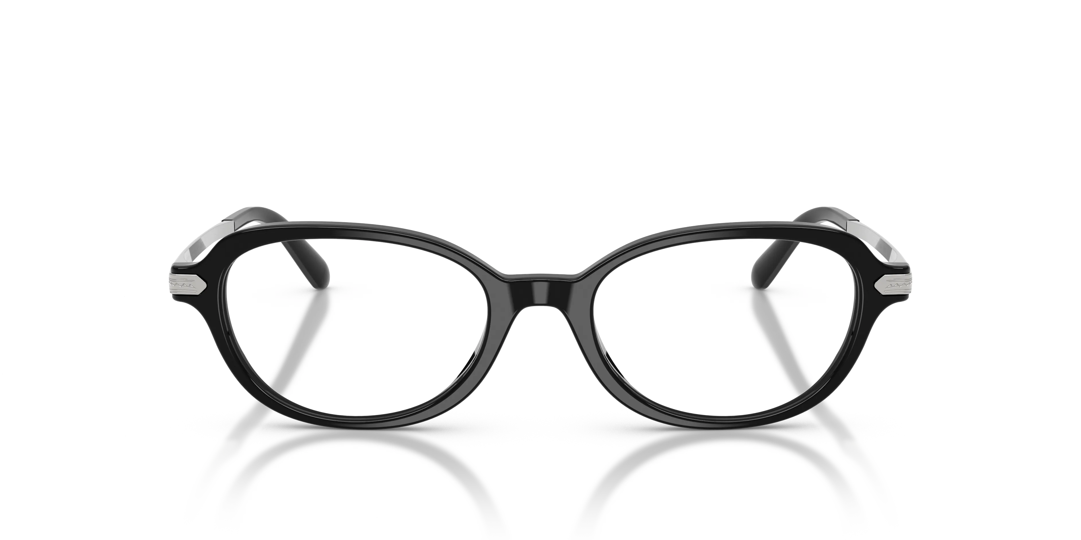 Ralph Lauren RL6269U 5001 Montature da vista Acetato Nero Trasparente Rotonda Normale - immagine 3