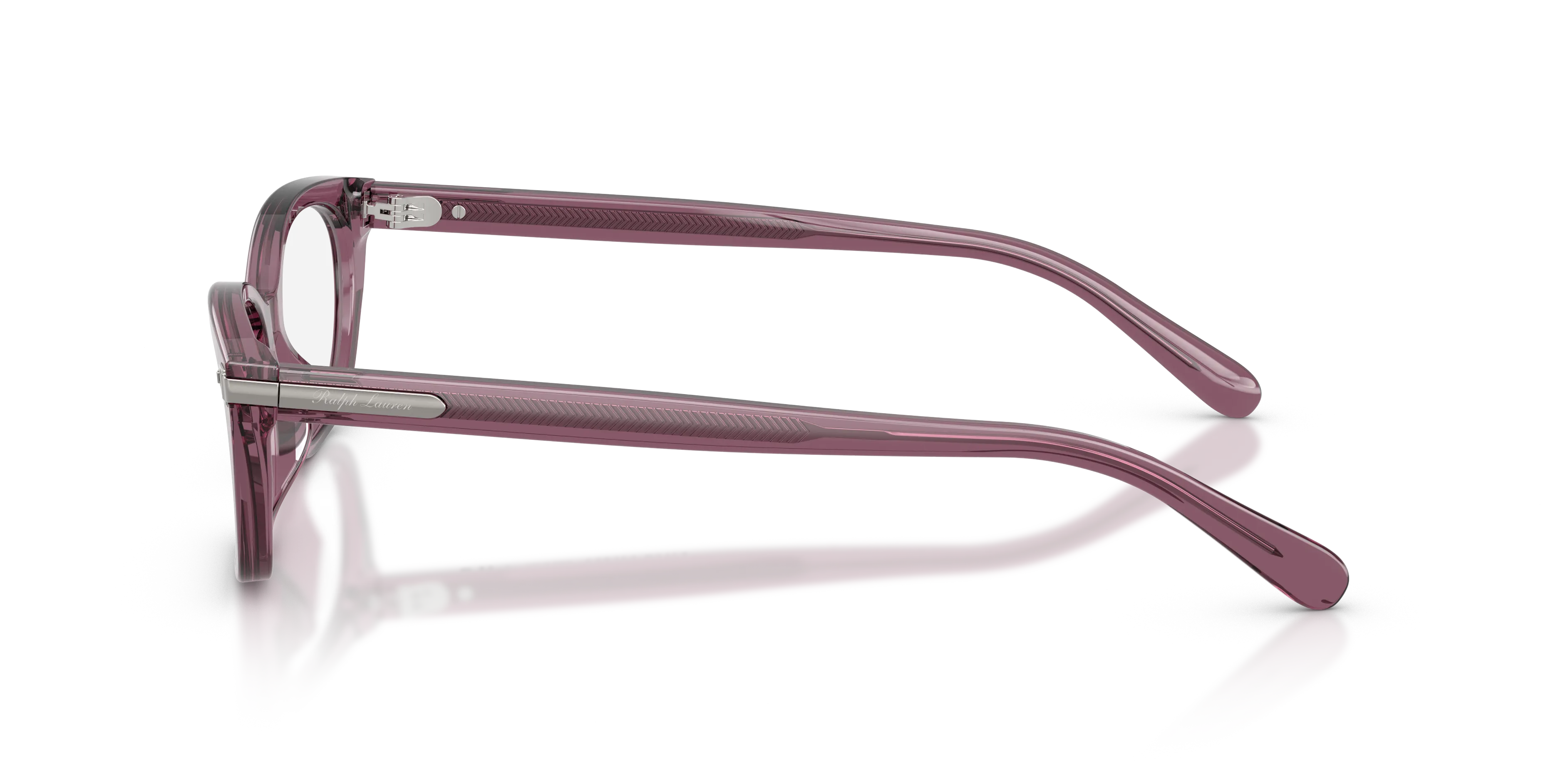 Ralph Lauren RL6268U 6389 Montature da vista Acetato Viola Trasparente Cat Eye Normale - immagine 4