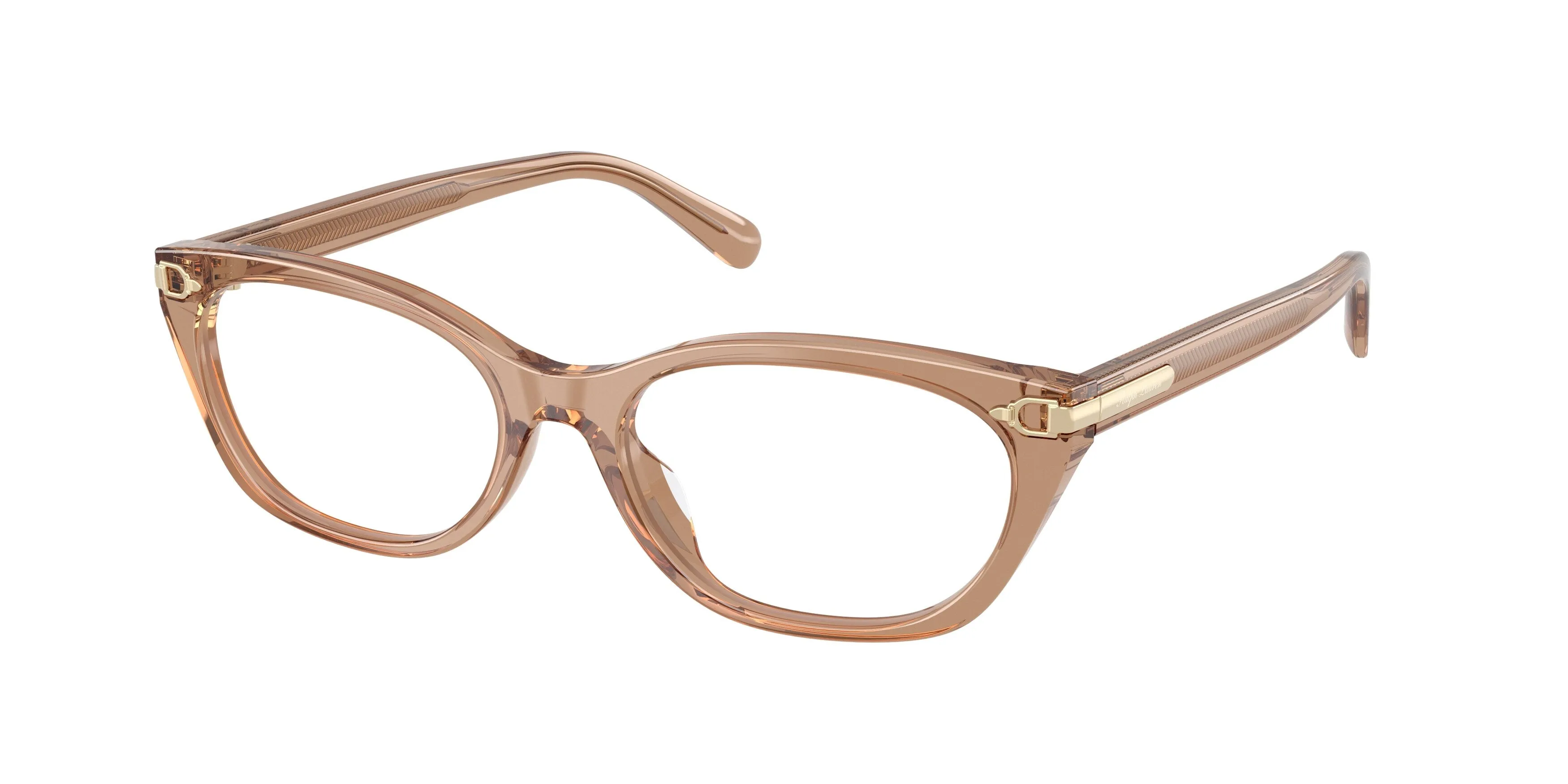 Ralph Lauren RL6268U 6377 Montature da vista Acetato Marrone Trasparente Cat Eye Normale - immagine 1