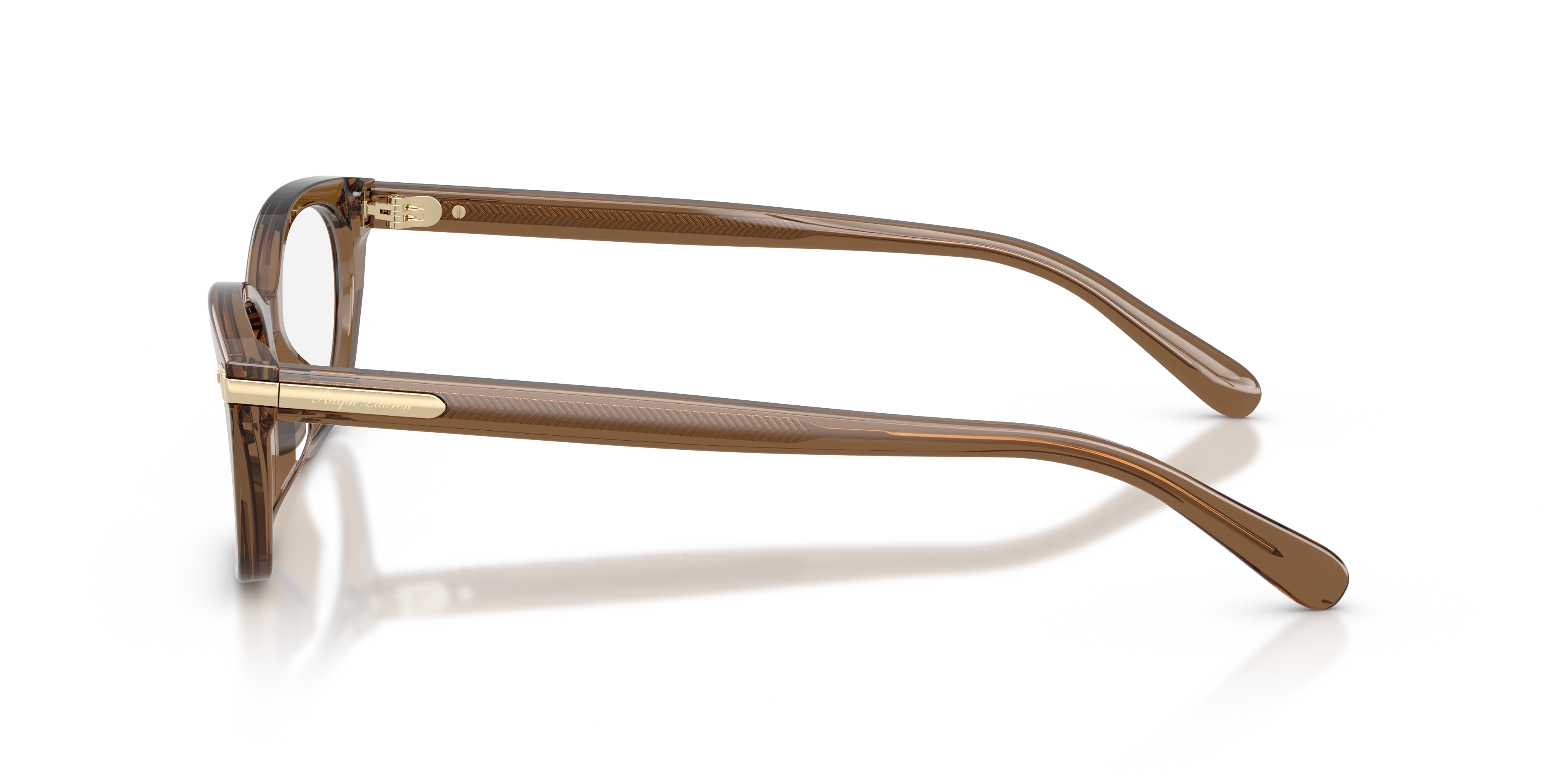 Ralph Lauren RL6268U 6377 Montature da vista Acetato Marrone Trasparente Cat Eye Normale - immagine 4