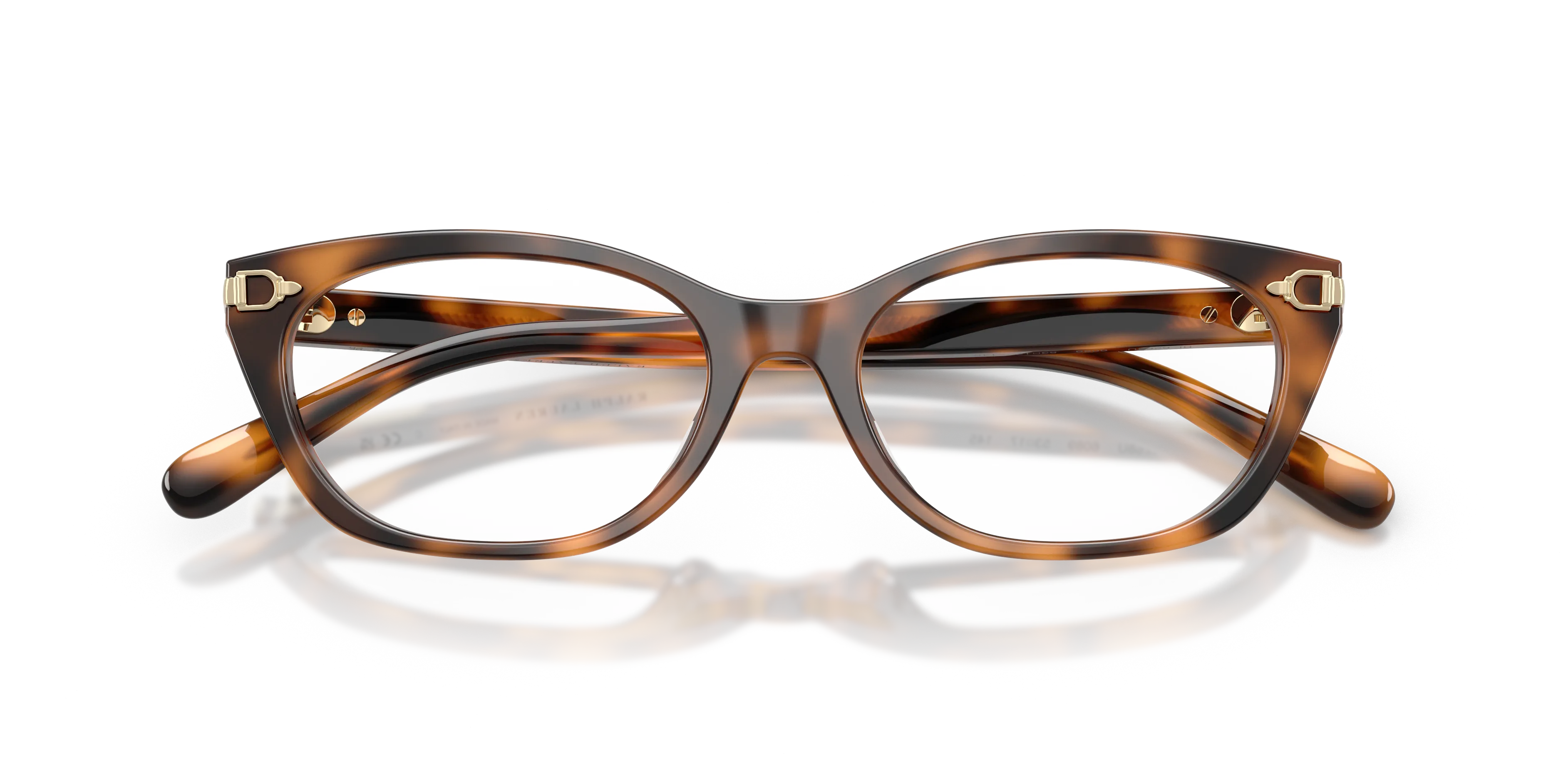 Ralph Lauren RL6268U 6089 Montature da vista Acetato Tartaruga Trasparente Cat Eye Normale - immagine 2