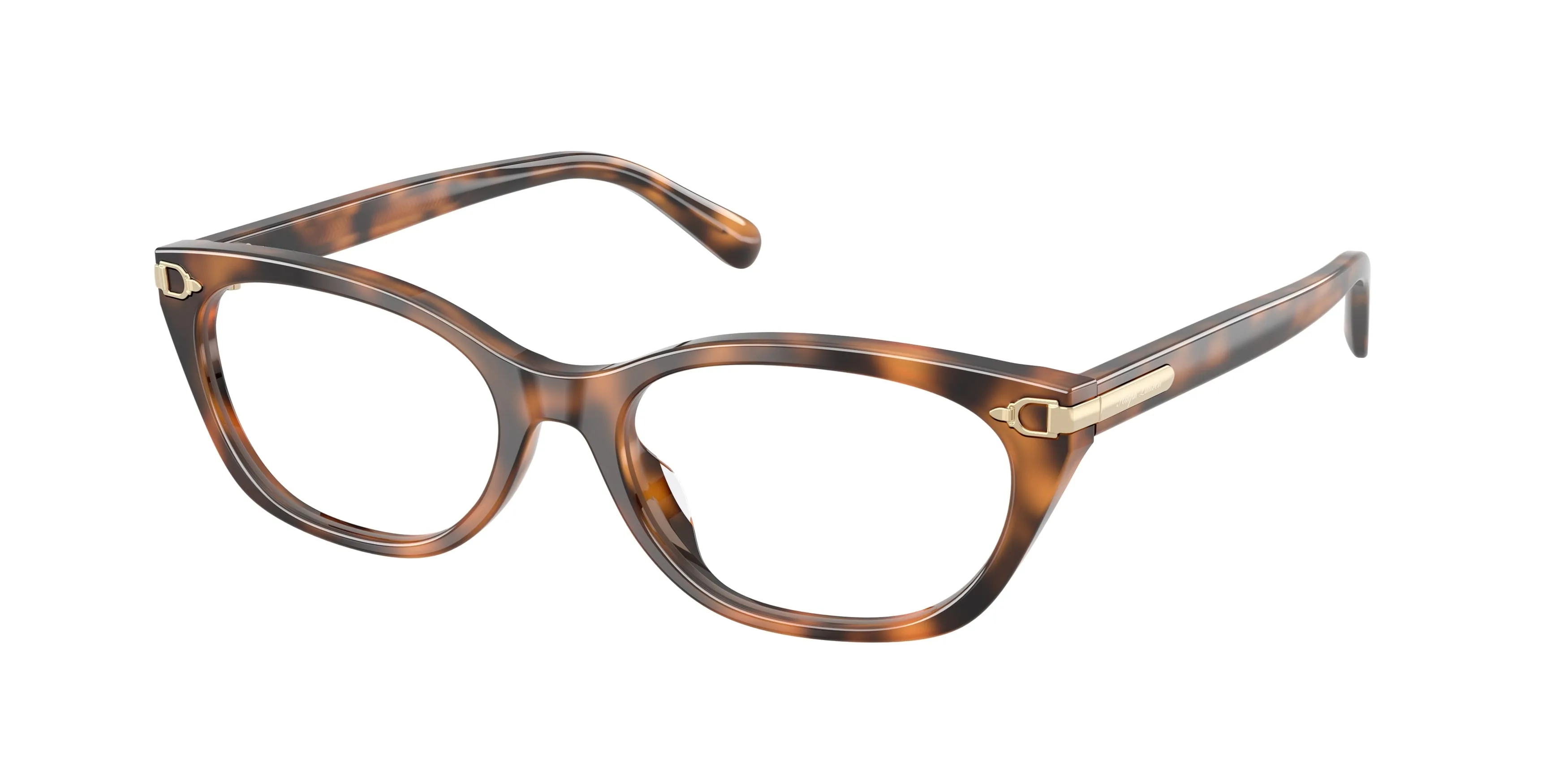 Ralph Lauren RL6268U 6089 Montature da vista Acetato Tartaruga Trasparente Cat Eye Normale - immagine 1