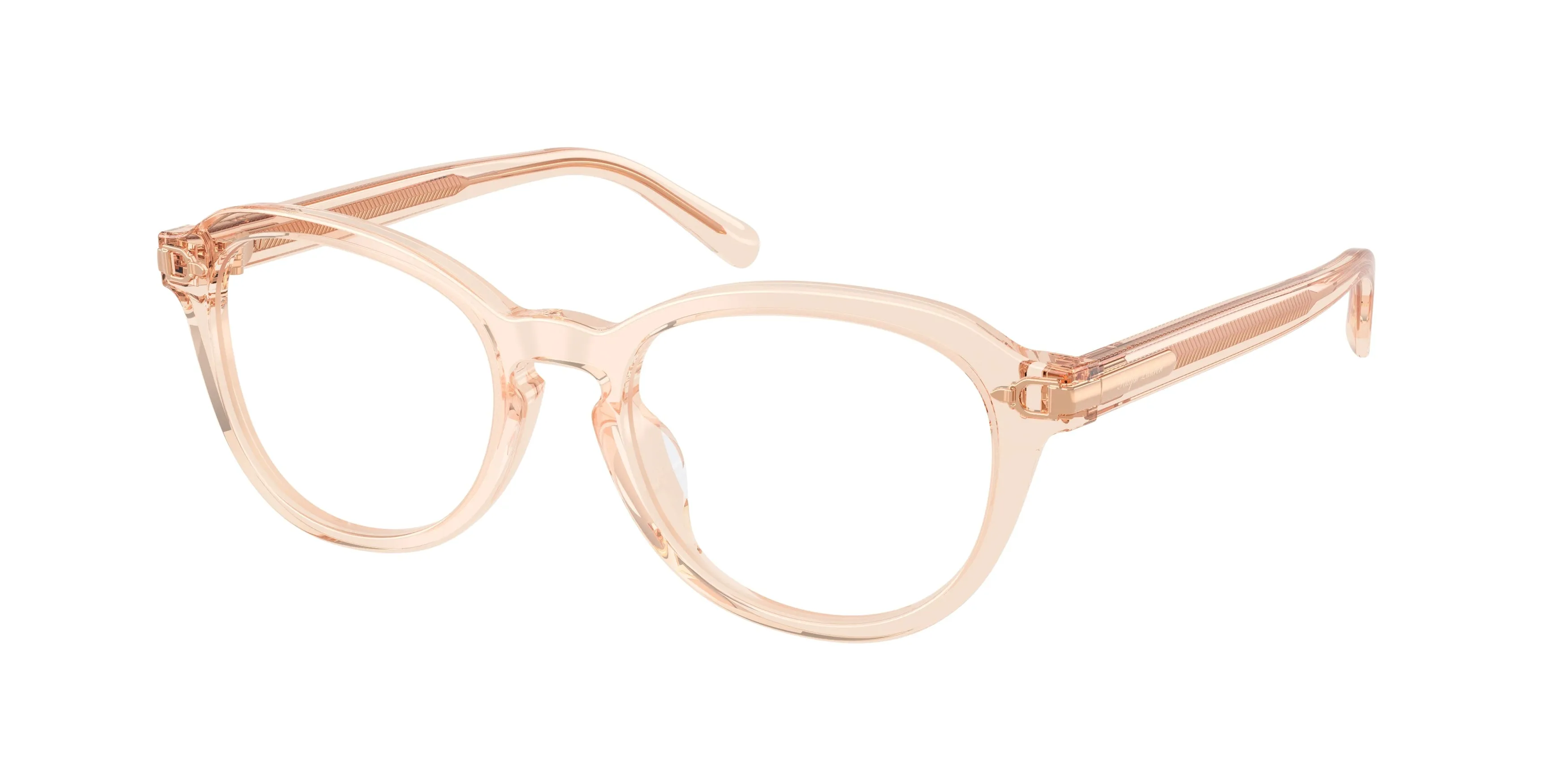 Ralph Lauren RL6267U 6385 Montature da vista Acetato Rosa Trasparente Rotonda Normale - immagine 1