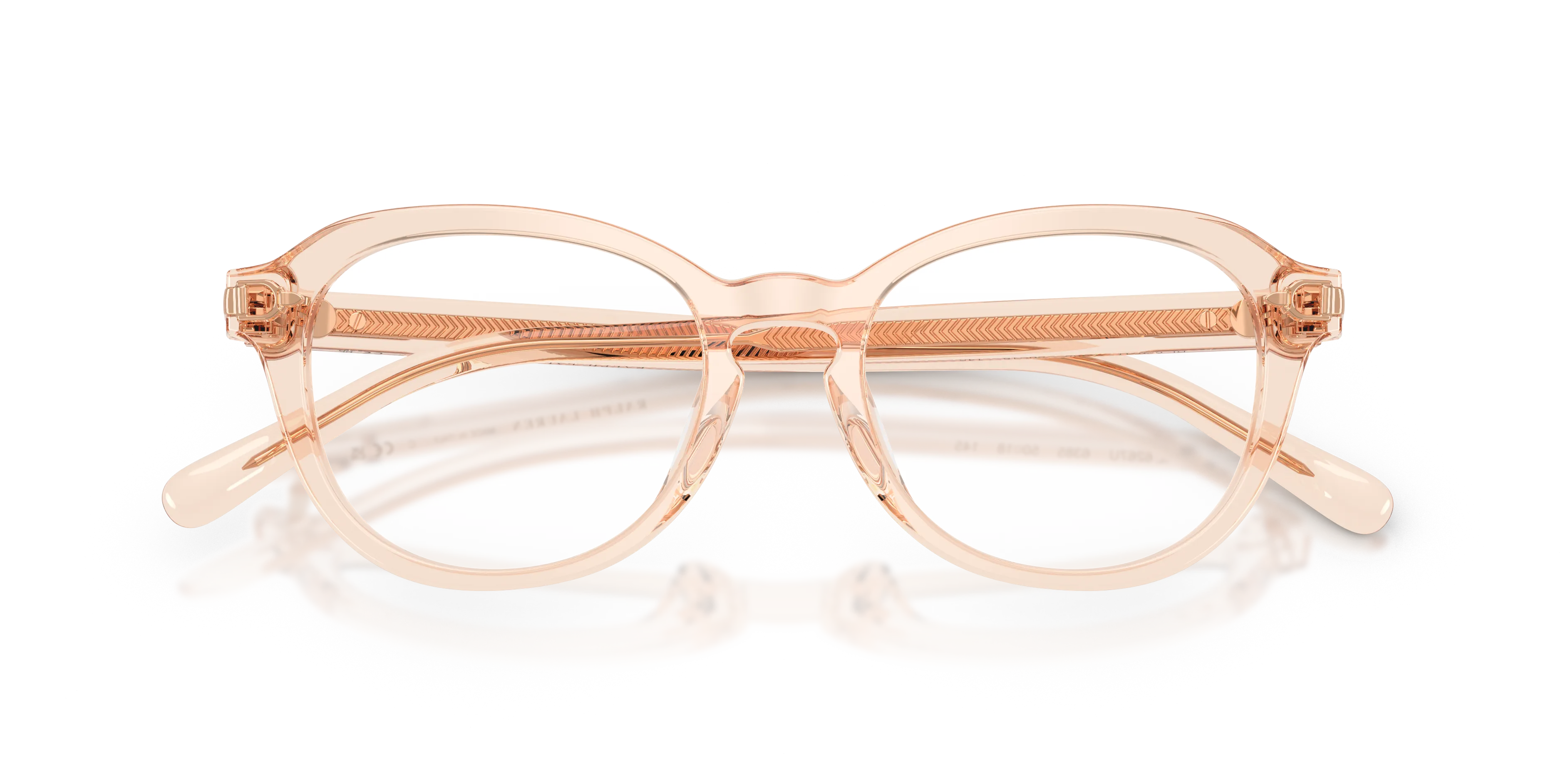 Ralph Lauren RL6267U 6385 Montature da vista Acetato Rosa Trasparente Rotonda Normale - immagine 2