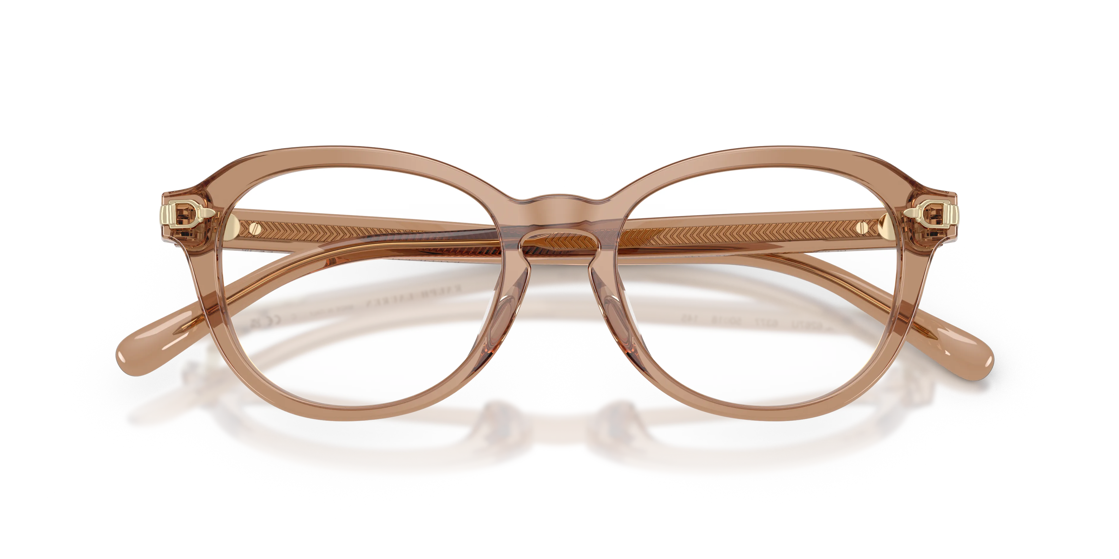 Ralph Lauren RL6267U 6377 Montature da vista Acetato Marrone Trasparente Rotonda Normale - immagine 2