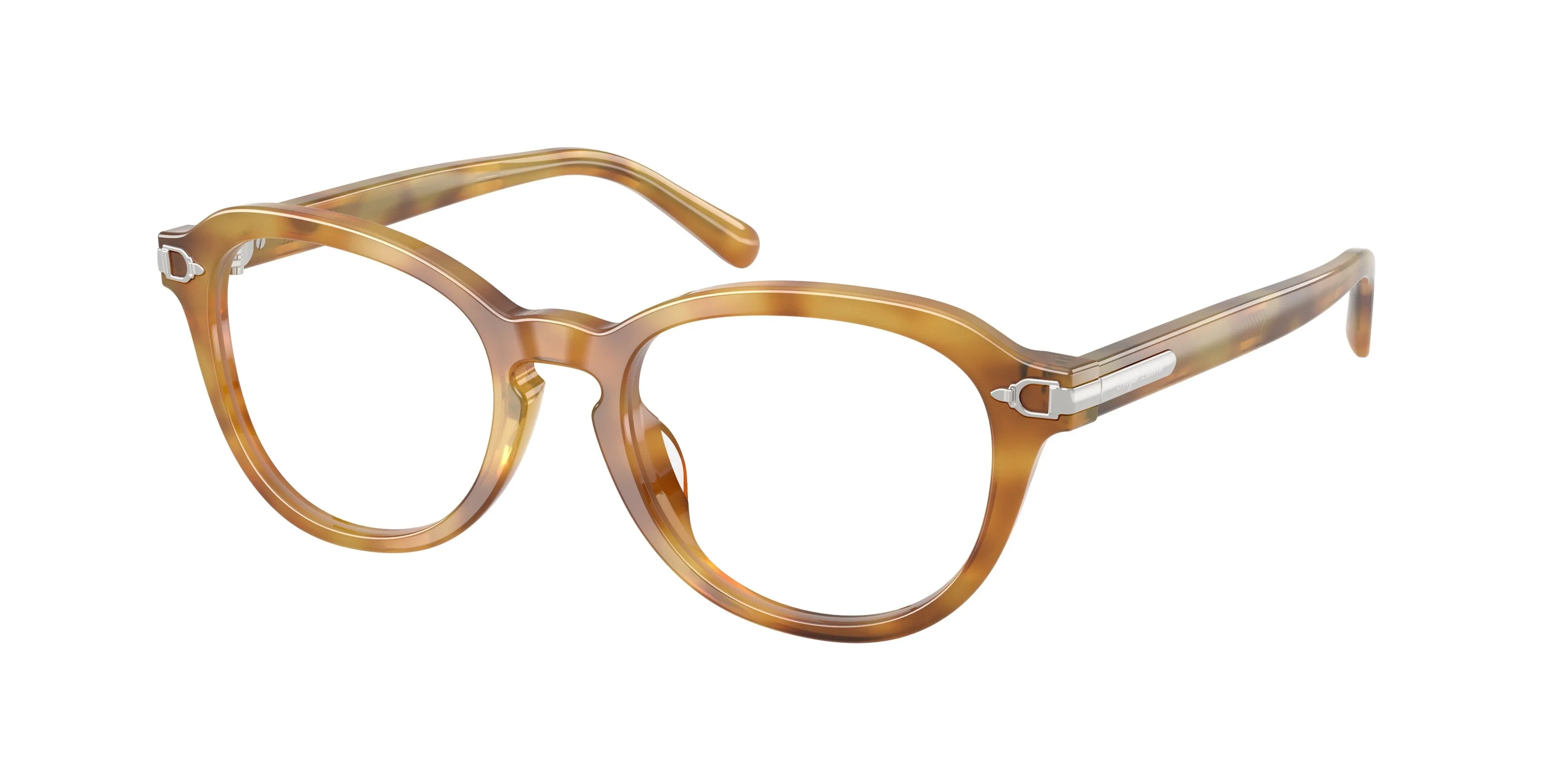 Ralph Lauren RL6267U 6185 Montature da vista Acetato Tartaruga Trasparente Rotonda Normale - immagine 1