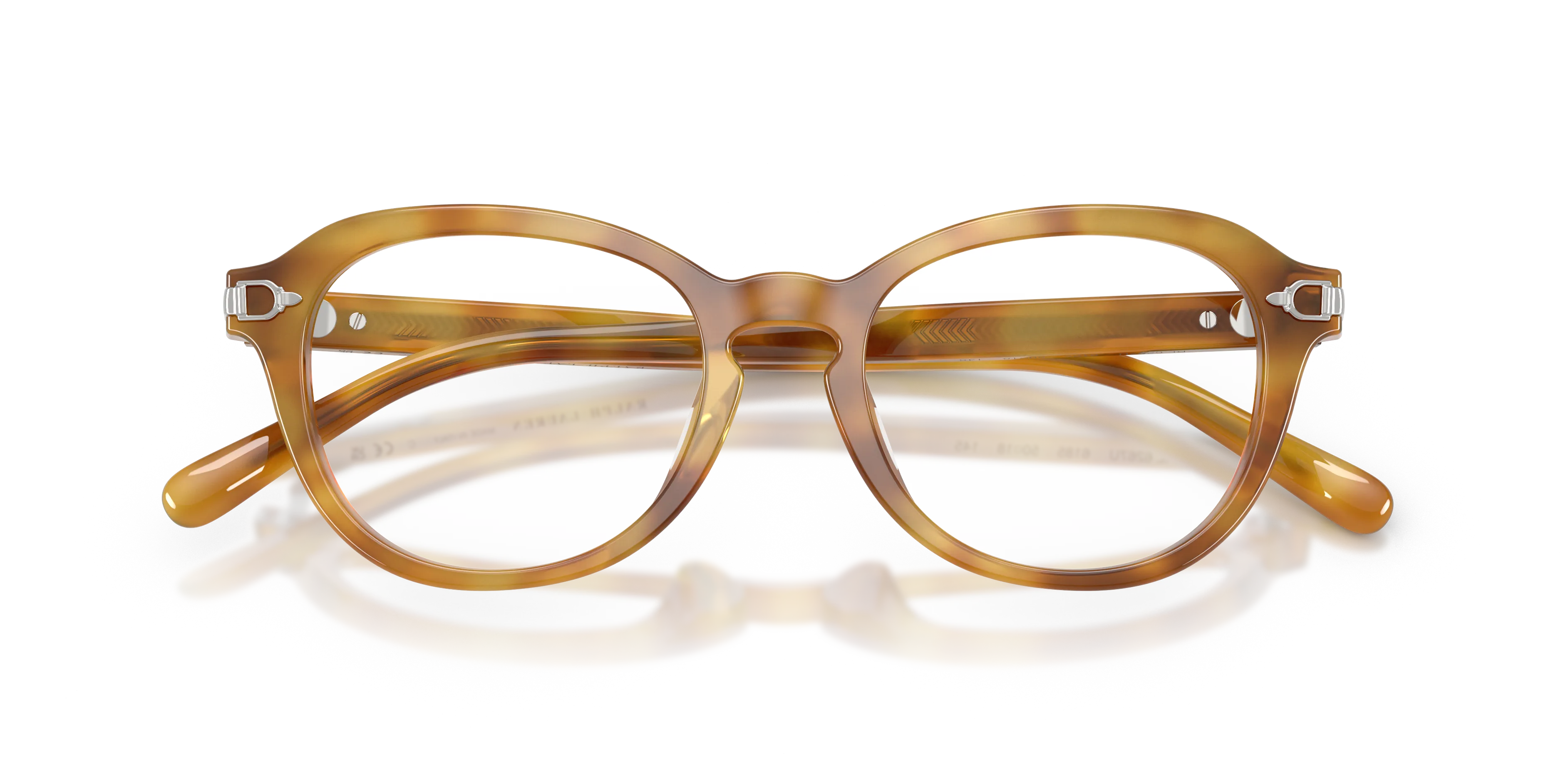 Ralph Lauren RL6267U 6185 Montature da vista Acetato Tartaruga Trasparente Rotonda Normale - immagine 2