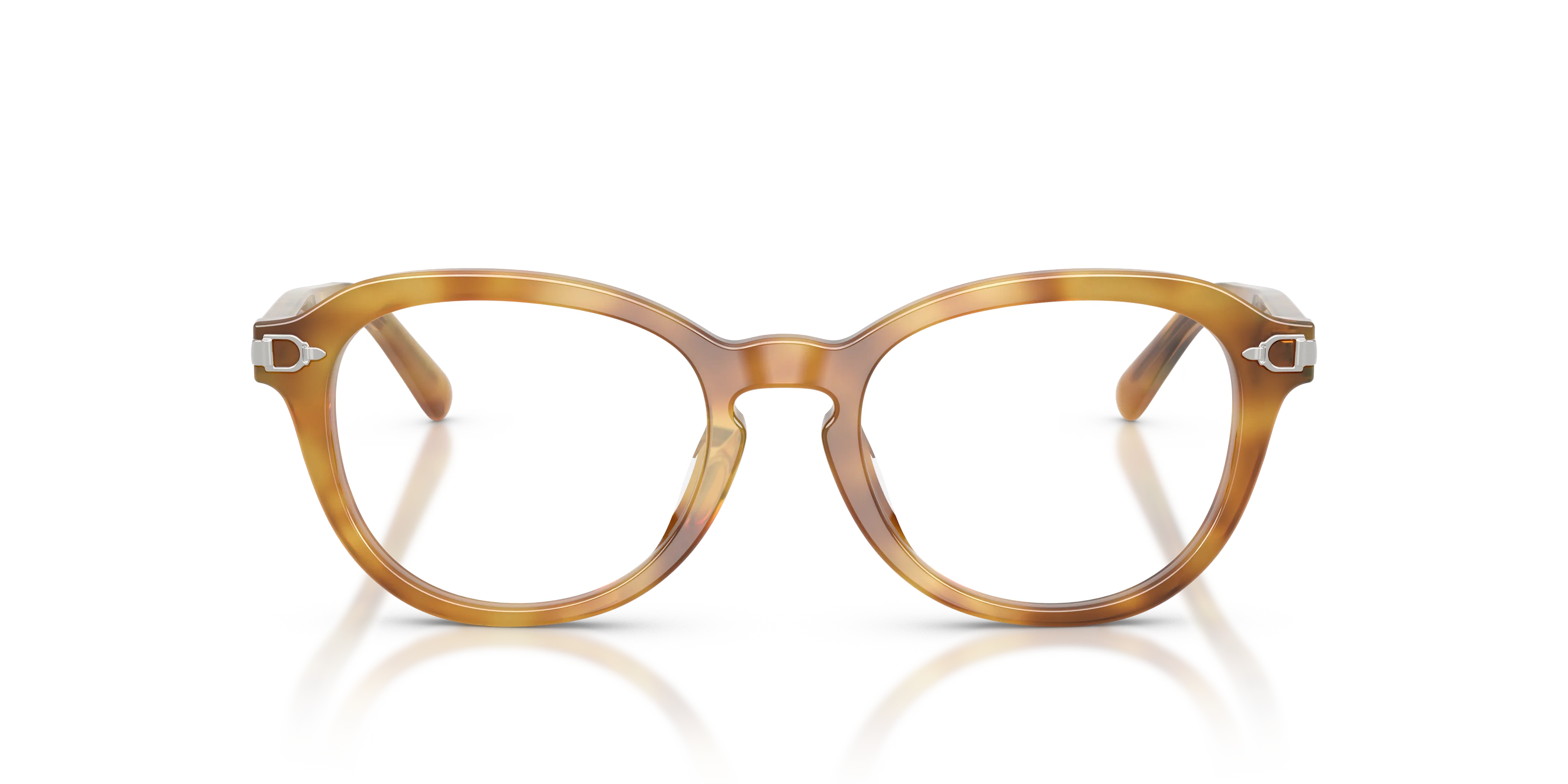 Ralph Lauren RL6267U 6185 Montature da vista Acetato Tartaruga Trasparente Rotonda Normale - immagine 3